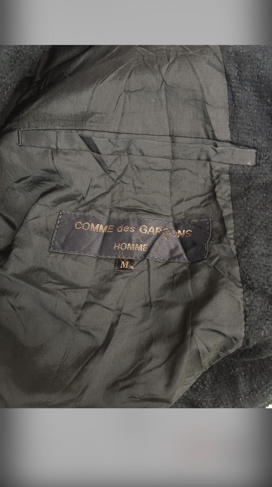 Comme des Garcons Vintage Commes Des garçons mohair wool blazer jacket Size US L / EU 52-54 / 3 - 8 Thumbnail