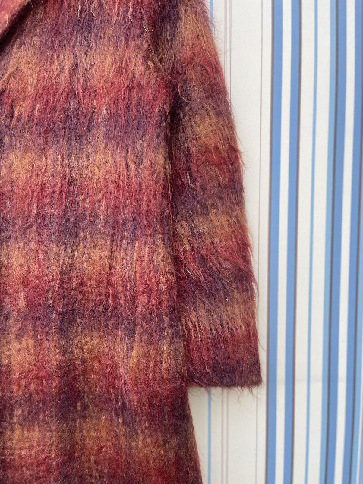 Marella Marella Made in Italy Mohair Wool Plaid Coat Size S / US 4 / IT 40 - 9 Thumbnail
