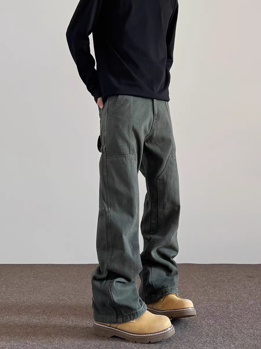 Japanese Brand × Vintage Vintage casual workwear baggy trousers Size US 34 / EU 50 - 1 Thumbnail