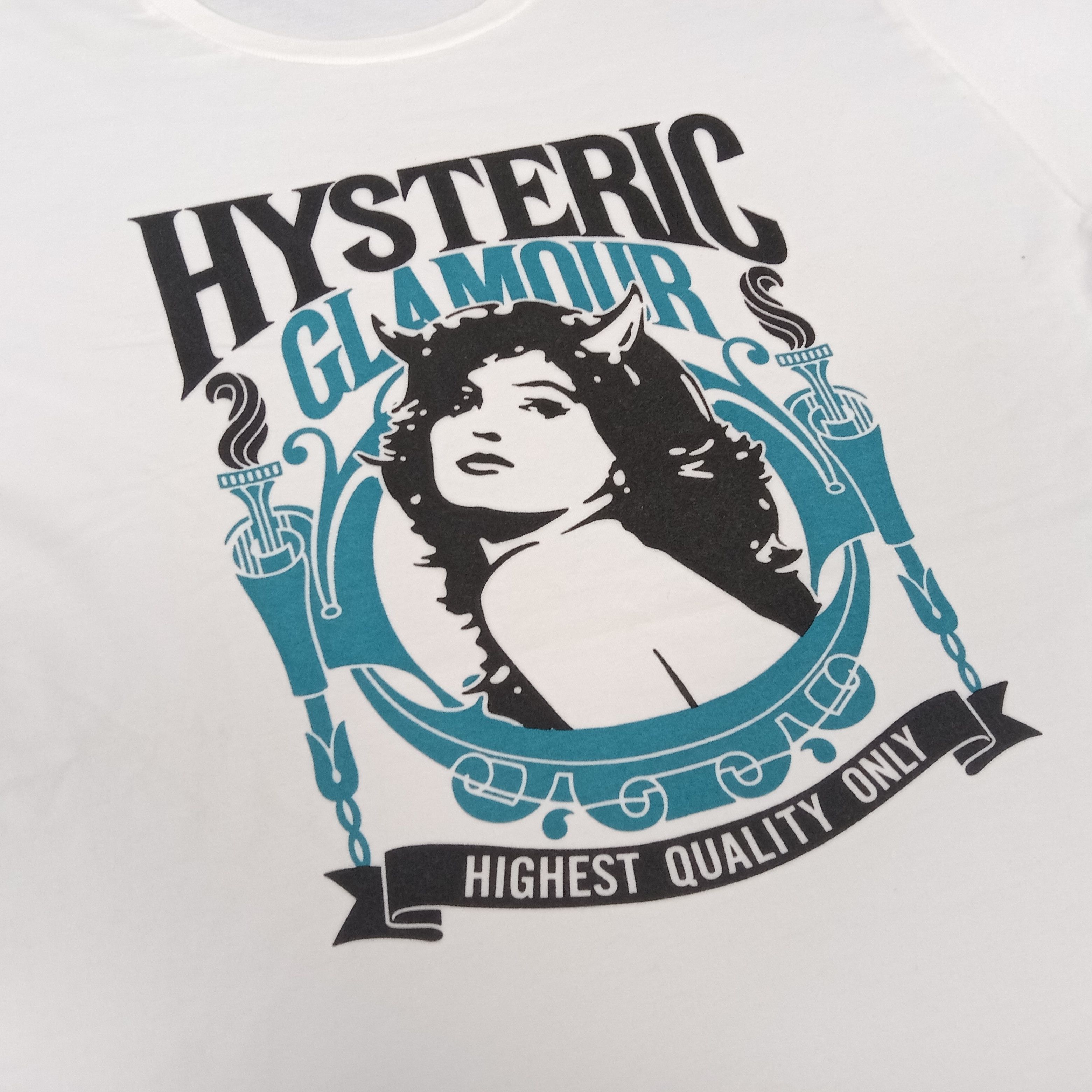 Hysteric Glamour × Japanese Brand × Vintage Hysteric Glamour Japanese Brand Sexy Design Tshirt Size US M / EU 48-50 / 2 - 2 Thumbnail
