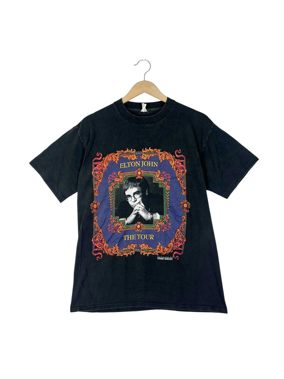Band Tees Vintage 90s Elton John World Tour Styled By Giani Versace Size US L / EU 52-54 / 3 - 1 Thumbnail