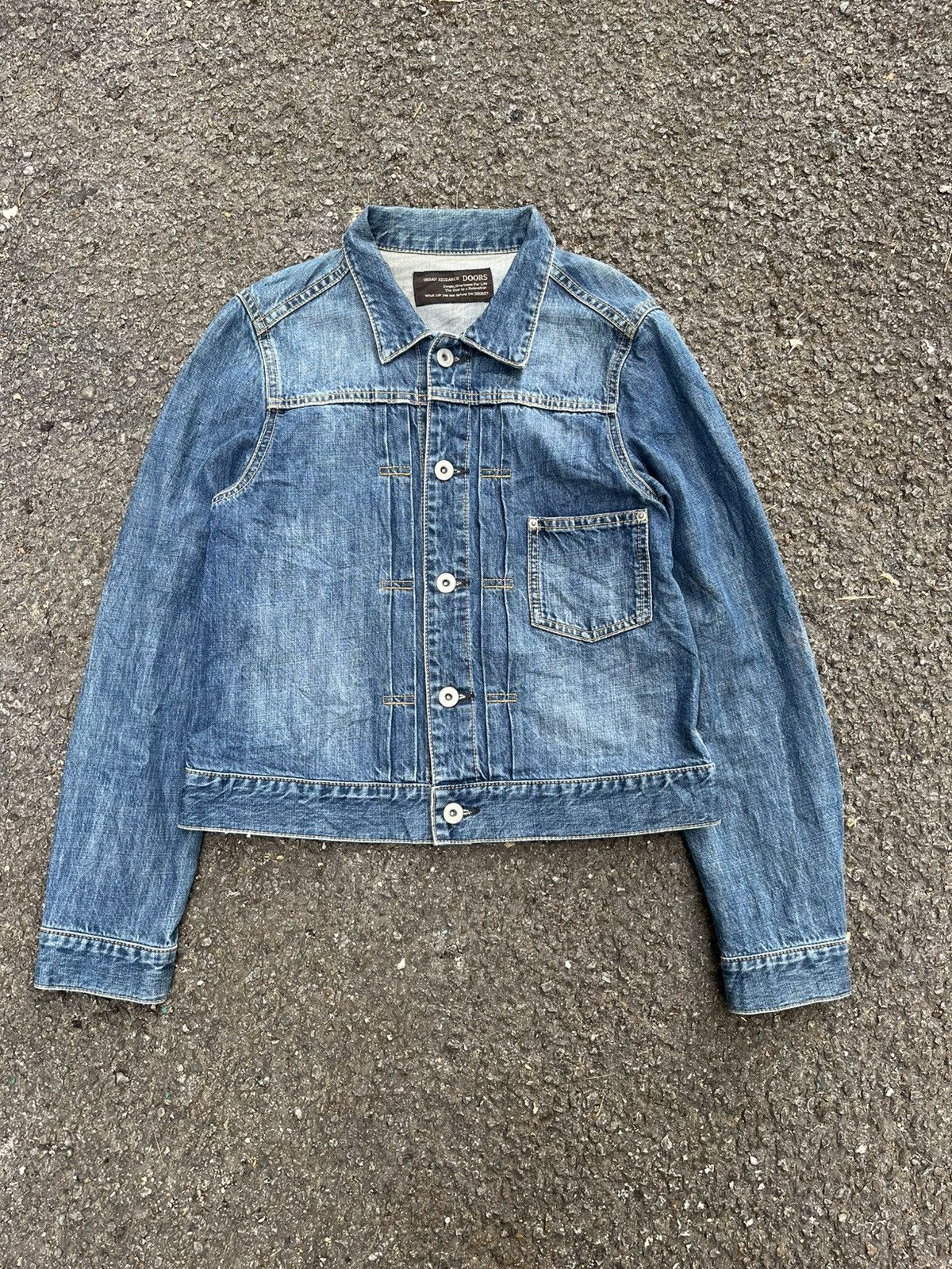 Engineered Garments Urban Research DOORS Denim Jacket Type 1 Single Pocket Size US XS / EU 42 / 0 - 1 Thumbnail