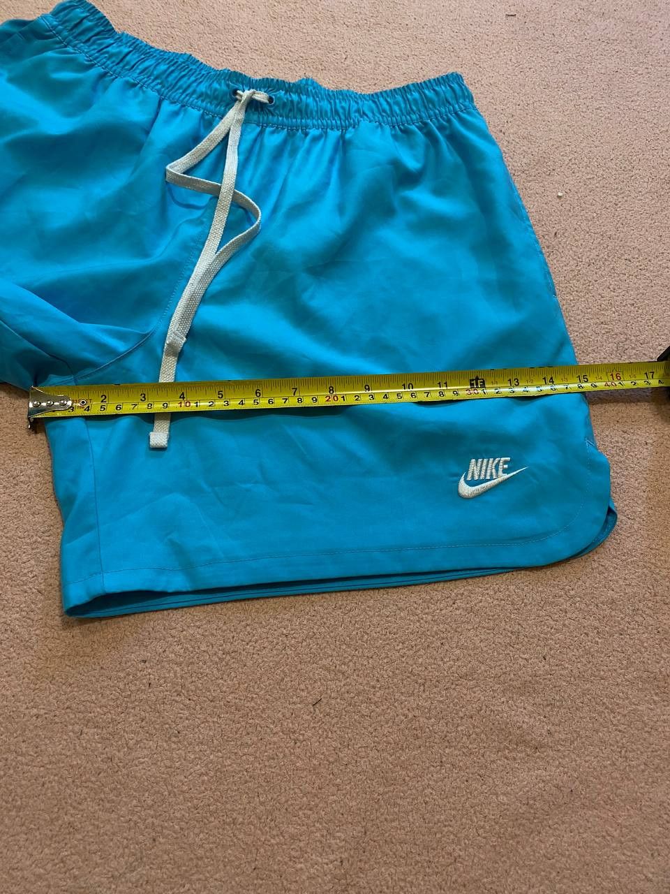Nike Y2K Vintage Nike shorts logo blue Size US 34 / EU 50 - 12 Thumbnail