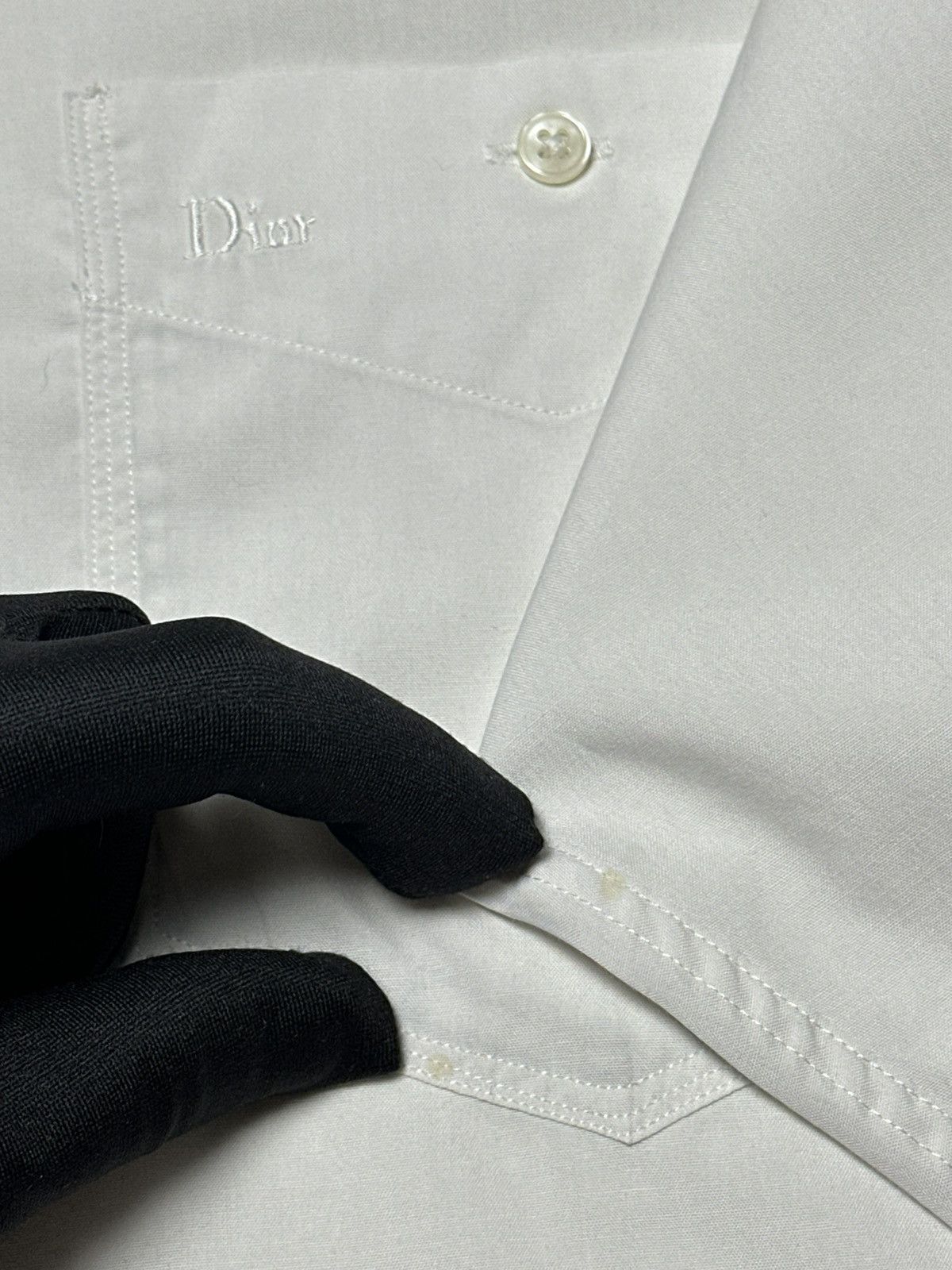 Christian Dior Monsieur Vintage Christian Dior Monsieur Long Sleeve Shirt Size US L / EU 52-54 / 3 - 12 Thumbnail