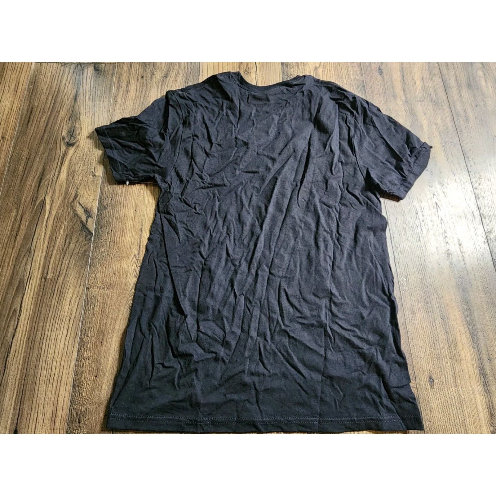 Logo 7 Kiss Mens M T Shirt Logo American Flag Crew Neck Short Sleeve Black Cotton Blend Rock Graphic Print Vintage: No Theme Rock 100%9 Size US M / EU 48-50 / 2 - 4 Thumbnail