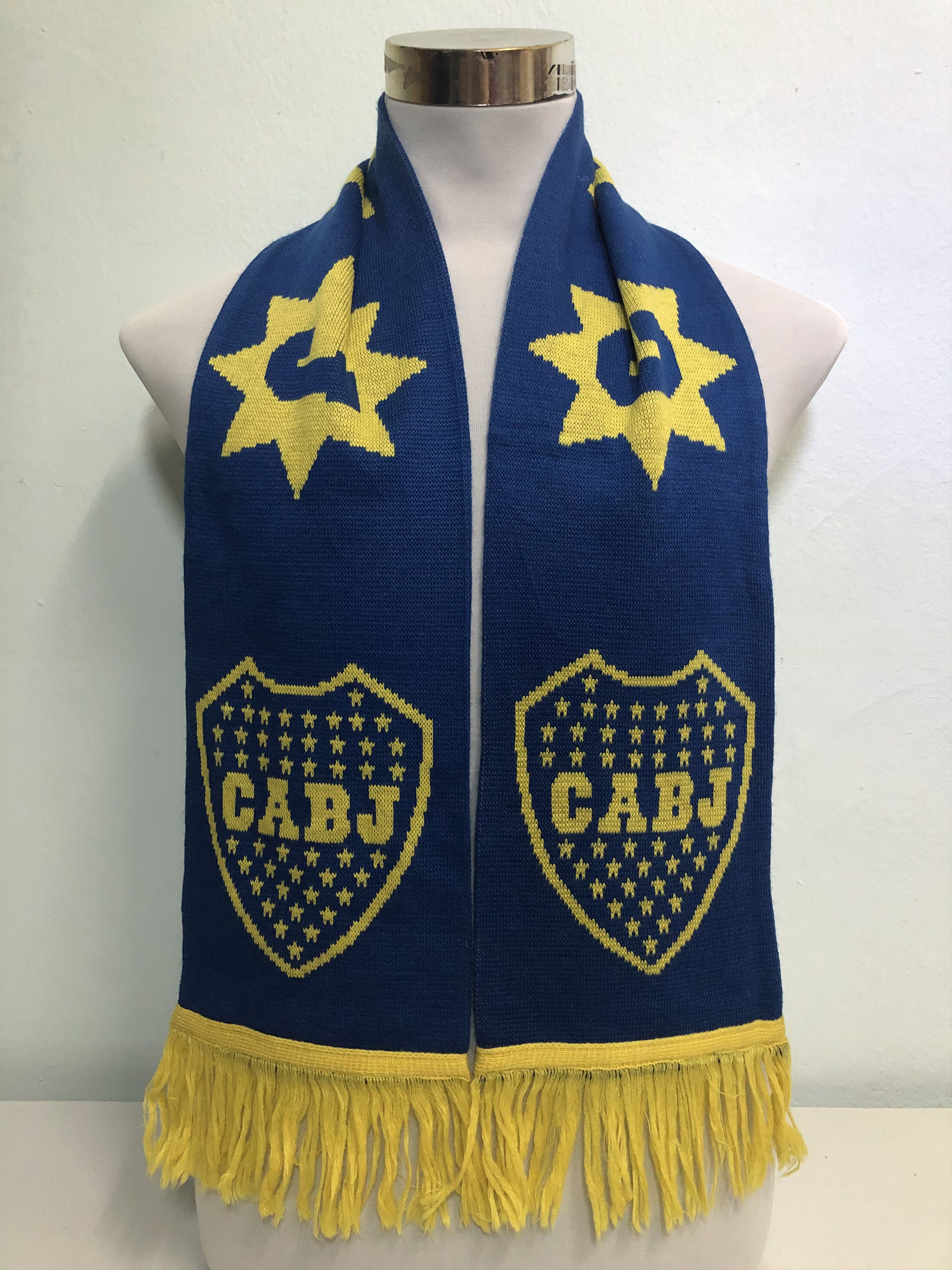 Vintage Boca Juniors Muffler Scarf -SC0073 Size ONE SIZE - 2 Thumbnail
