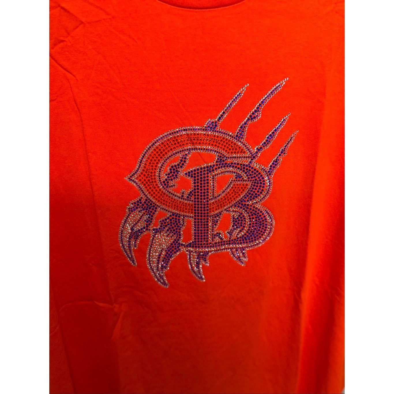 Other DXL 4XL Orange Rhinestone Graphic Tee Big & Tall Short Sleev Size US XXL / EU 58 / 5 - 4 Thumbnail