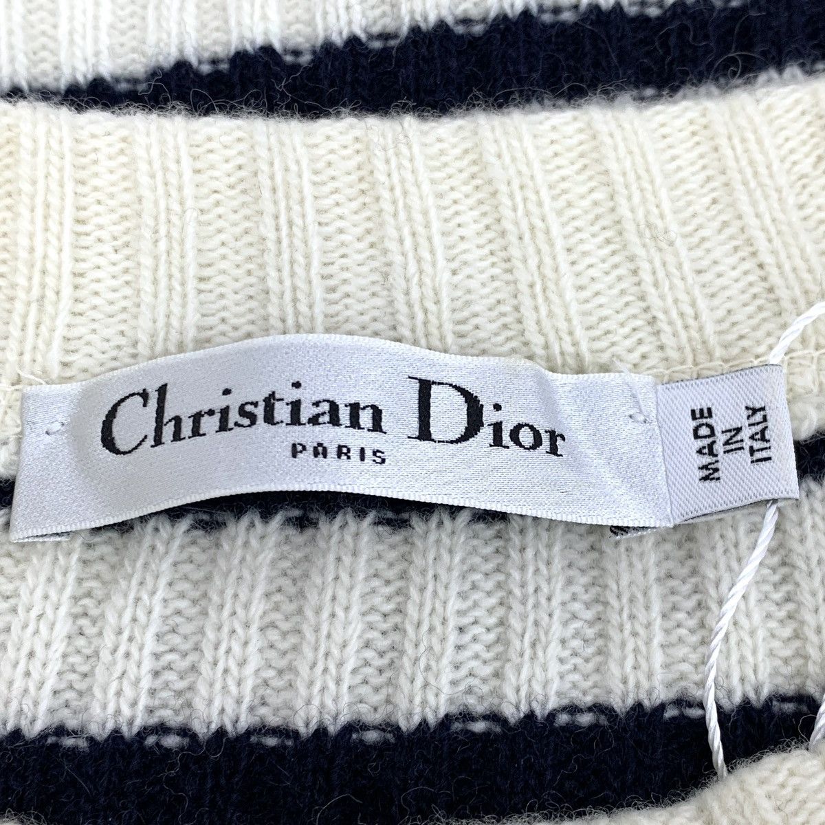 Dior Dior Wool Navy Neck Shawl Removable Sweatshirt Size S / US 4 / IT 40 - 6 Thumbnail
