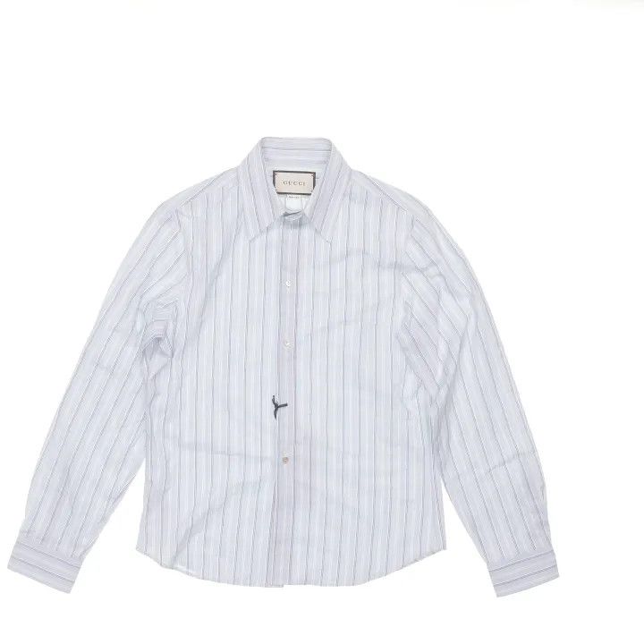 Gucci Gucci Long Sleeve Striped Shirt Size US XL / EU 56 / 4 - 1 Thumbnail