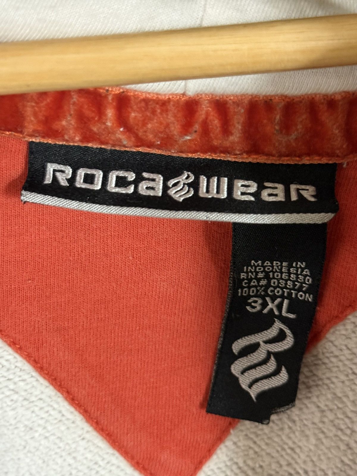Rocawear Vintage Rocawear Stripe Y2K Logo Craft Goods Hoodie 3XL XXXL Size US XXL / EU 58 / 5 - 7 Thumbnail