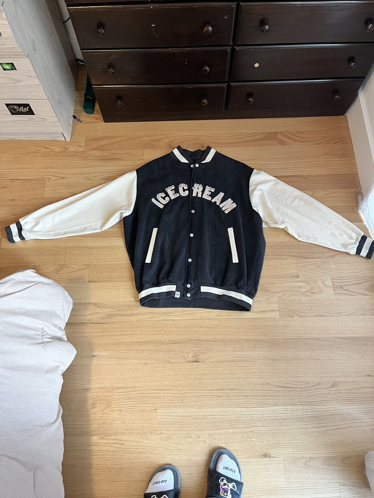 Billionaire Boys Club × Icecream Washed denim blouson Size US L / EU 52-54 / 3 - 1 Thumbnail