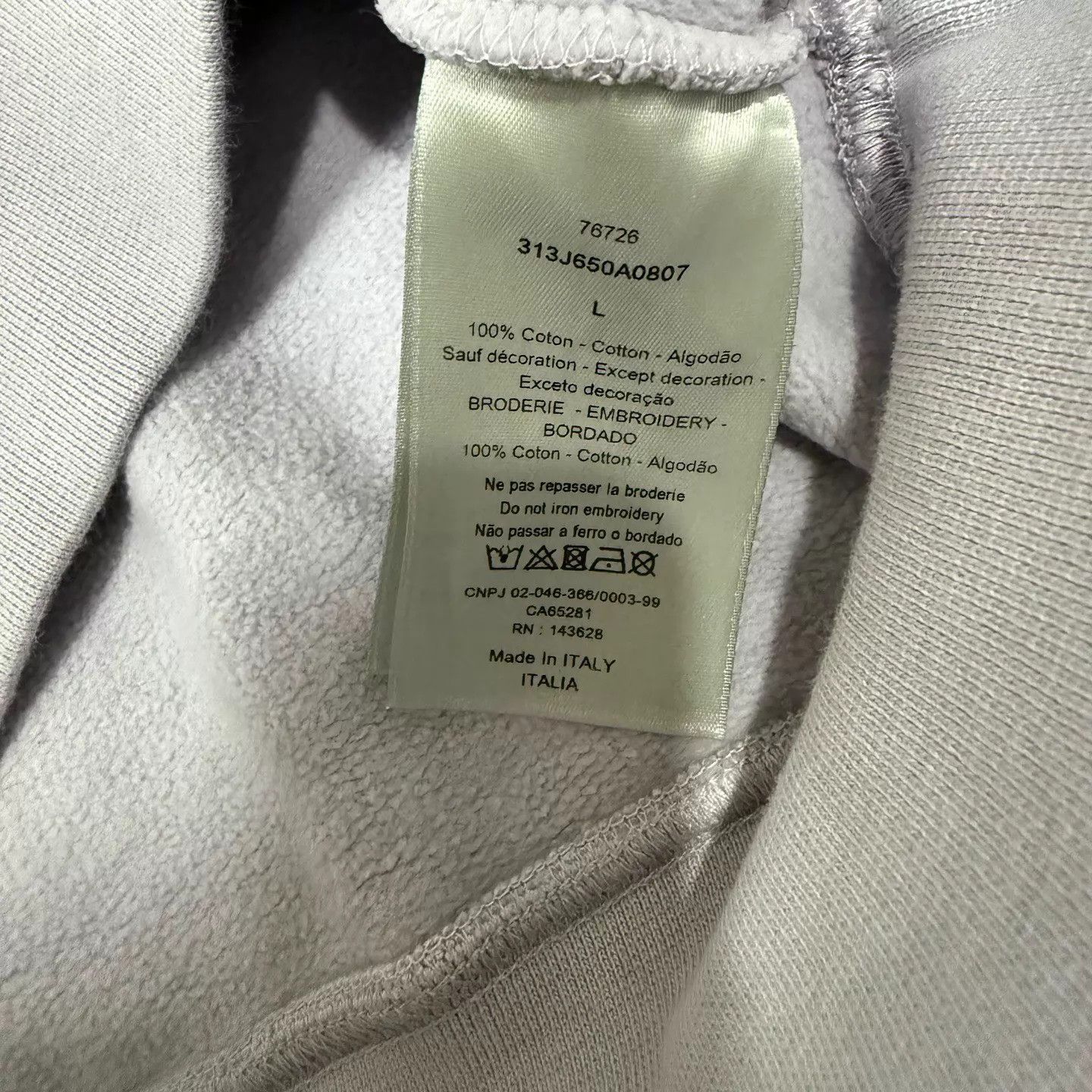 Dior Dior Lilac Logo LS Polo Sweatshirt L 99 New Size US L / EU 52-54 / 3 - 4 Thumbnail