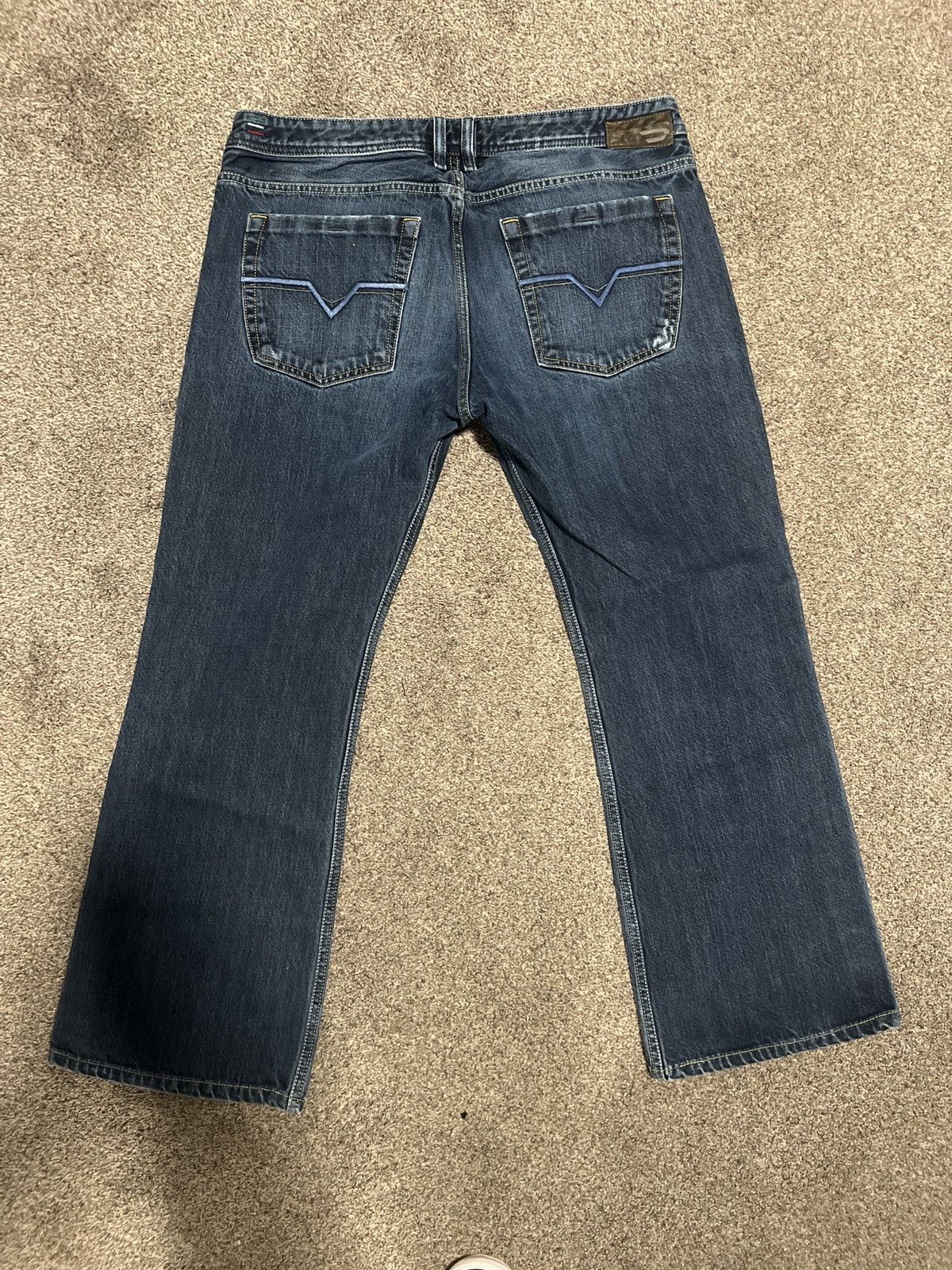 Diesel × Vintage Diesel Zathan 0071S Flared Jeans Size 36 x 30 Size US 36 / EU 52 - 6 Thumbnail