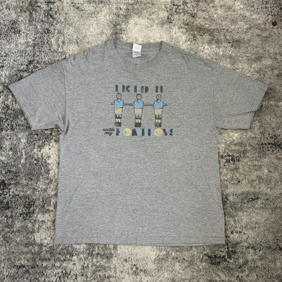 Vintage Vintage y2k kicking it with my boys t shirt Size US XL / EU 56 / 4 - 2 Thumbnail