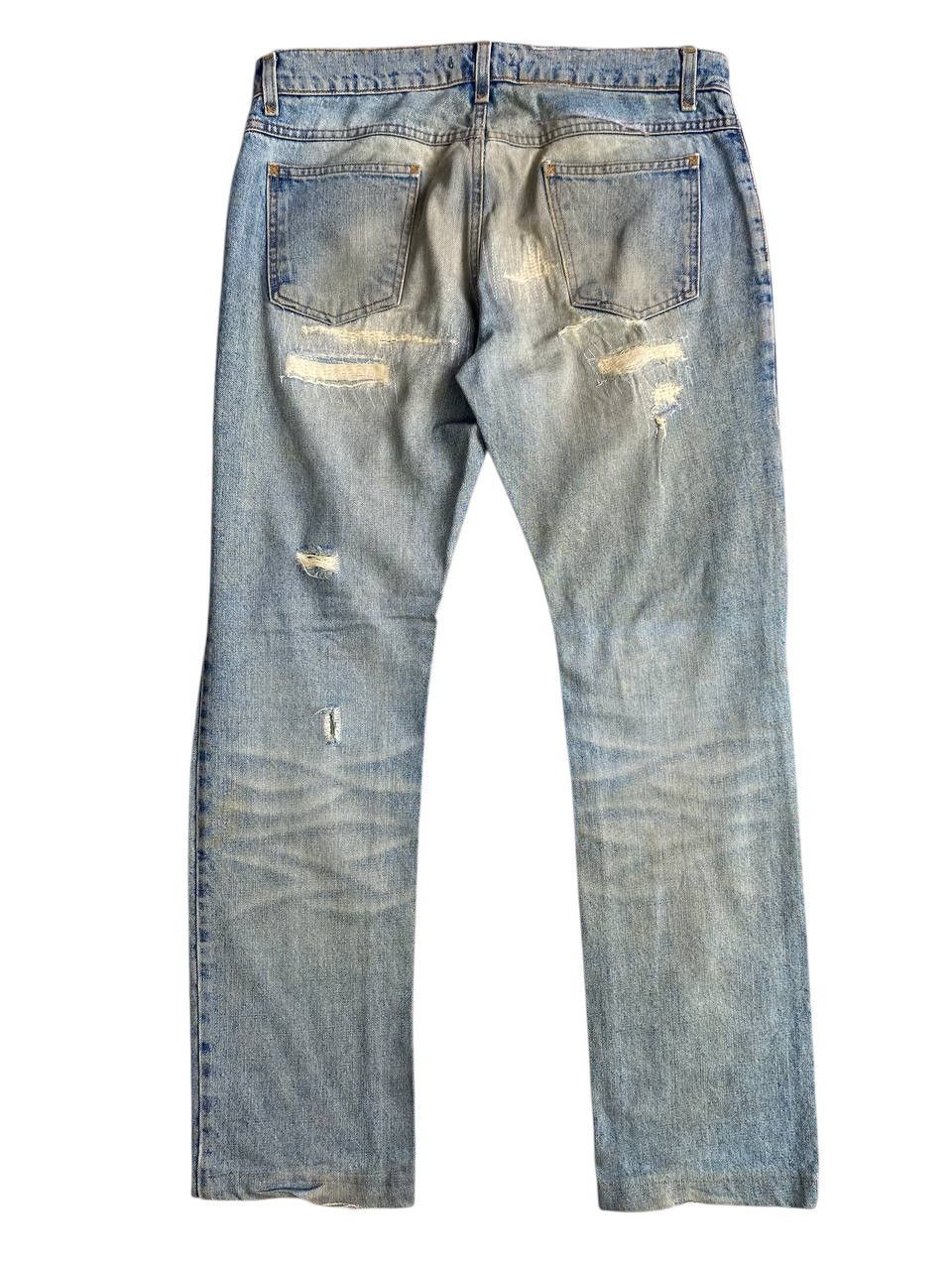 Dolce & Gabbana 2000’s Dolce Gabbana Thrashed Slim Fit Denim Size US 34 / EU 50 - 11 Thumbnail
