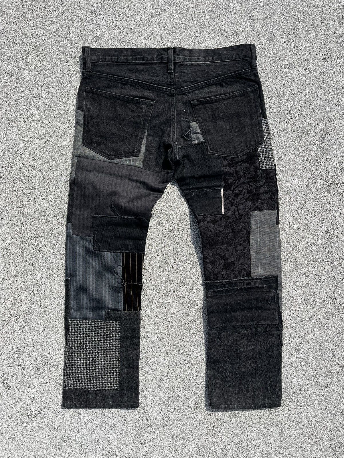 Junya Watanabe AW21 Junya Watanabe Comme des Garcons Patchwork Denim Size US 32 / EU 48 - 2 Thumbnail