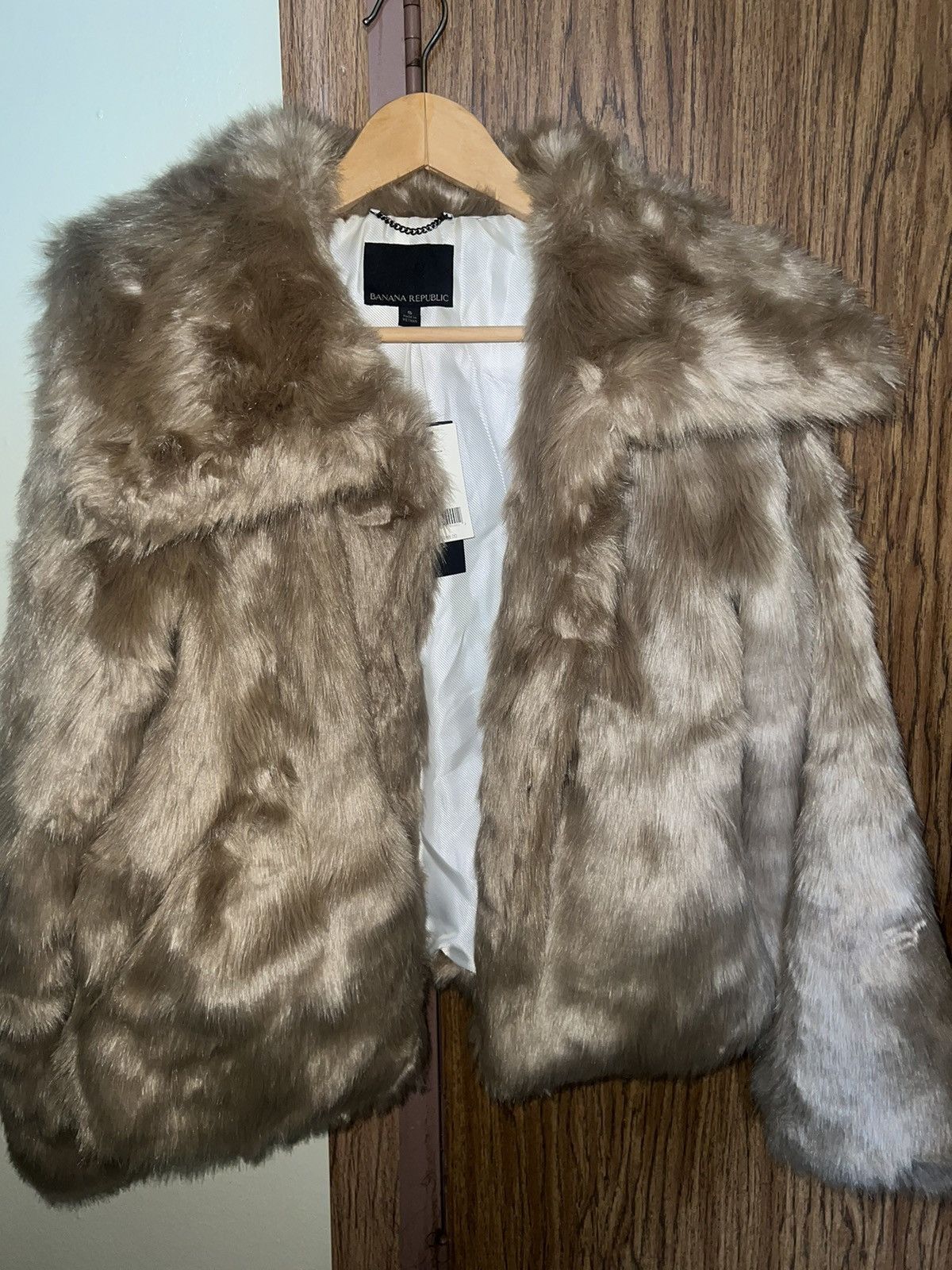 Banana Republic Fur Coat Size S / US 4 / IT 40 - 4 Thumbnail
