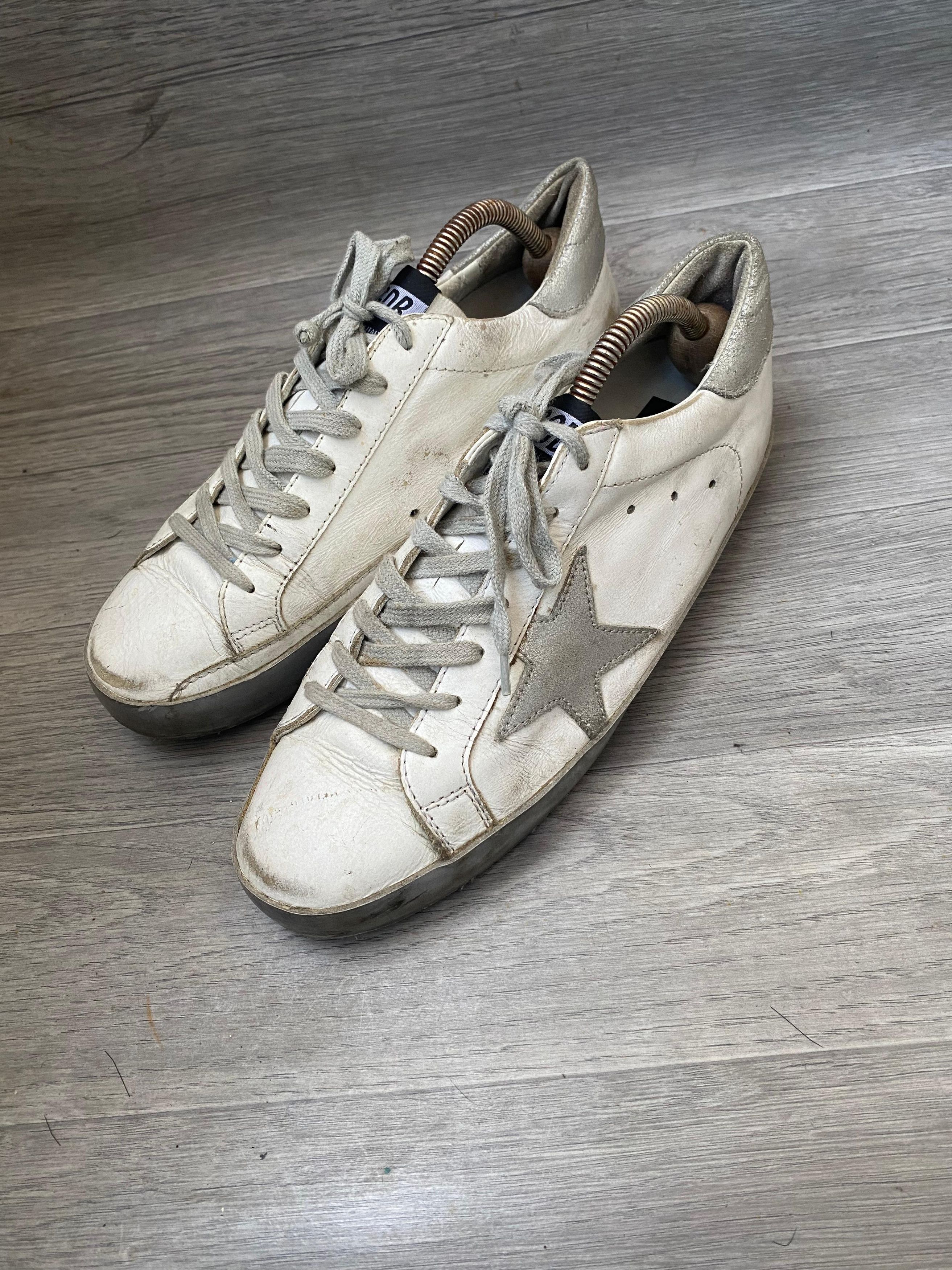 Golden Goose Golden Goose Superstar Distressed Low Top Sneakers Sz 40 Size US 7 / EU 40 - 2 Thumbnail