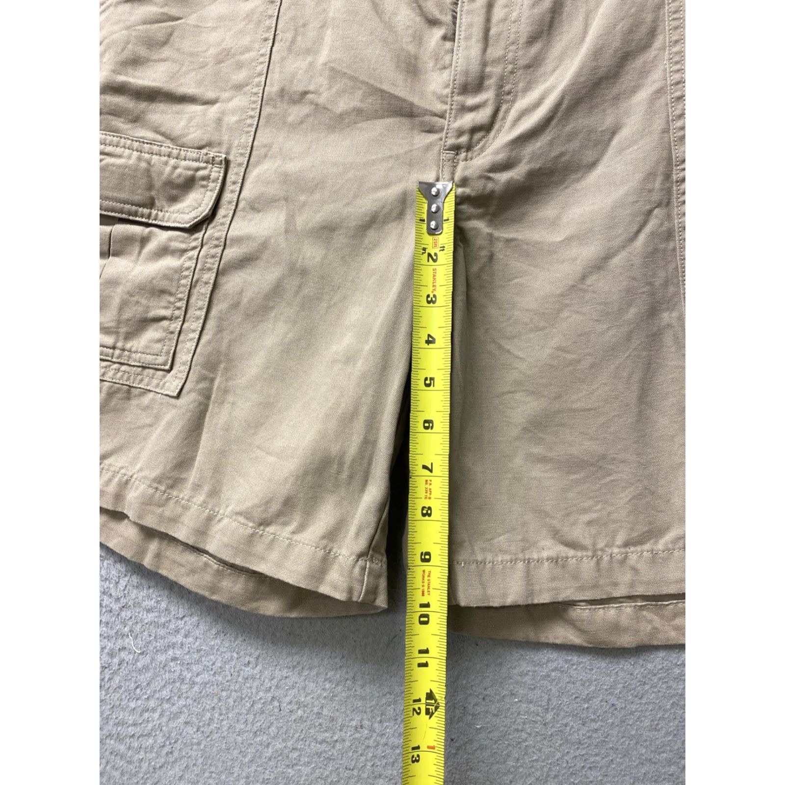 Savane Savane cargo hiking shorts Men's 40x10 Tan Comfort waist cotton Outdoor /130-4 Size US 40 / EU 56 - 6 Thumbnail