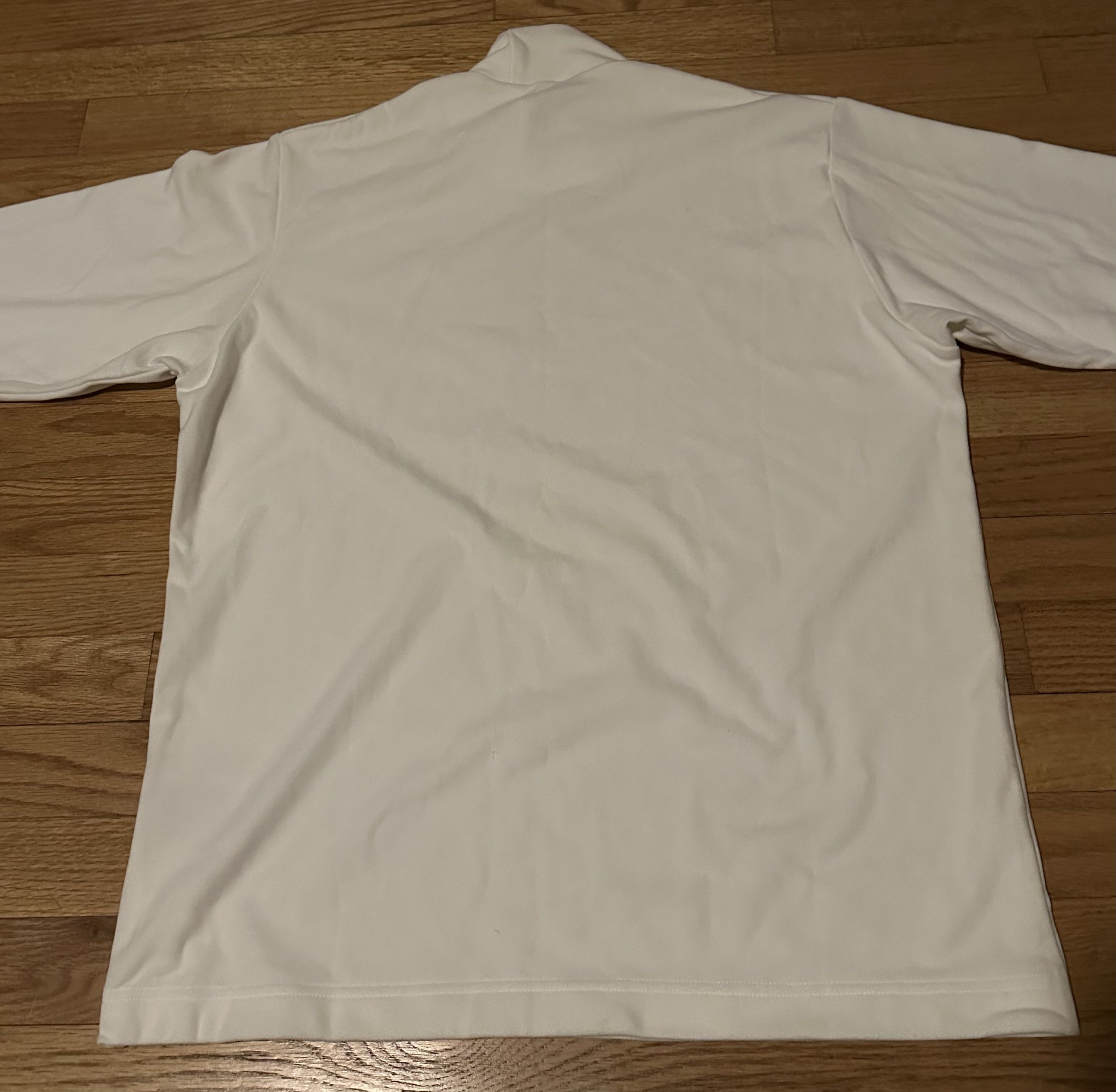 Uniqlo Uniqlo White Smooth Fleece Mock Neck Long-Sleeve from Japan Size US M / EU 48-50 / 2 - 6 Thumbnail