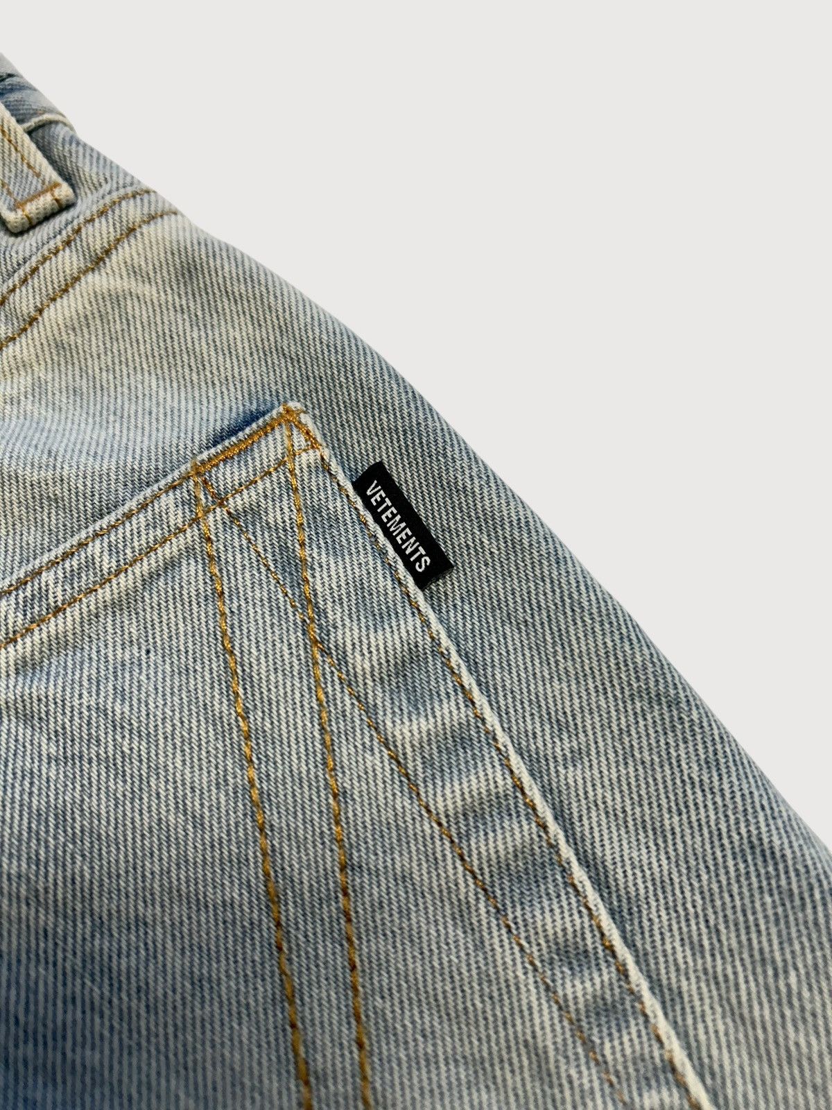 Vetements Pentagram Tattoo Gothic Logo Denim Jeans Size US 30 / EU 46 - 5 Thumbnail