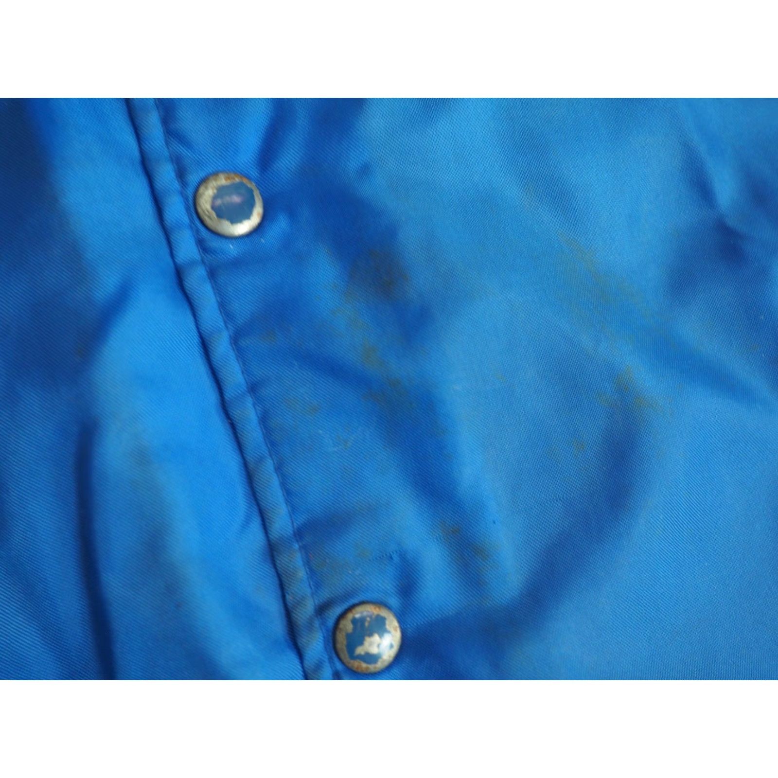 Vintage VTG 70s Swingster Royal Blue Nylon Sherpa Shearling Lined Snap Jacket USA Mens M Size US M / EU 48-50 / 2 - 6 Thumbnail