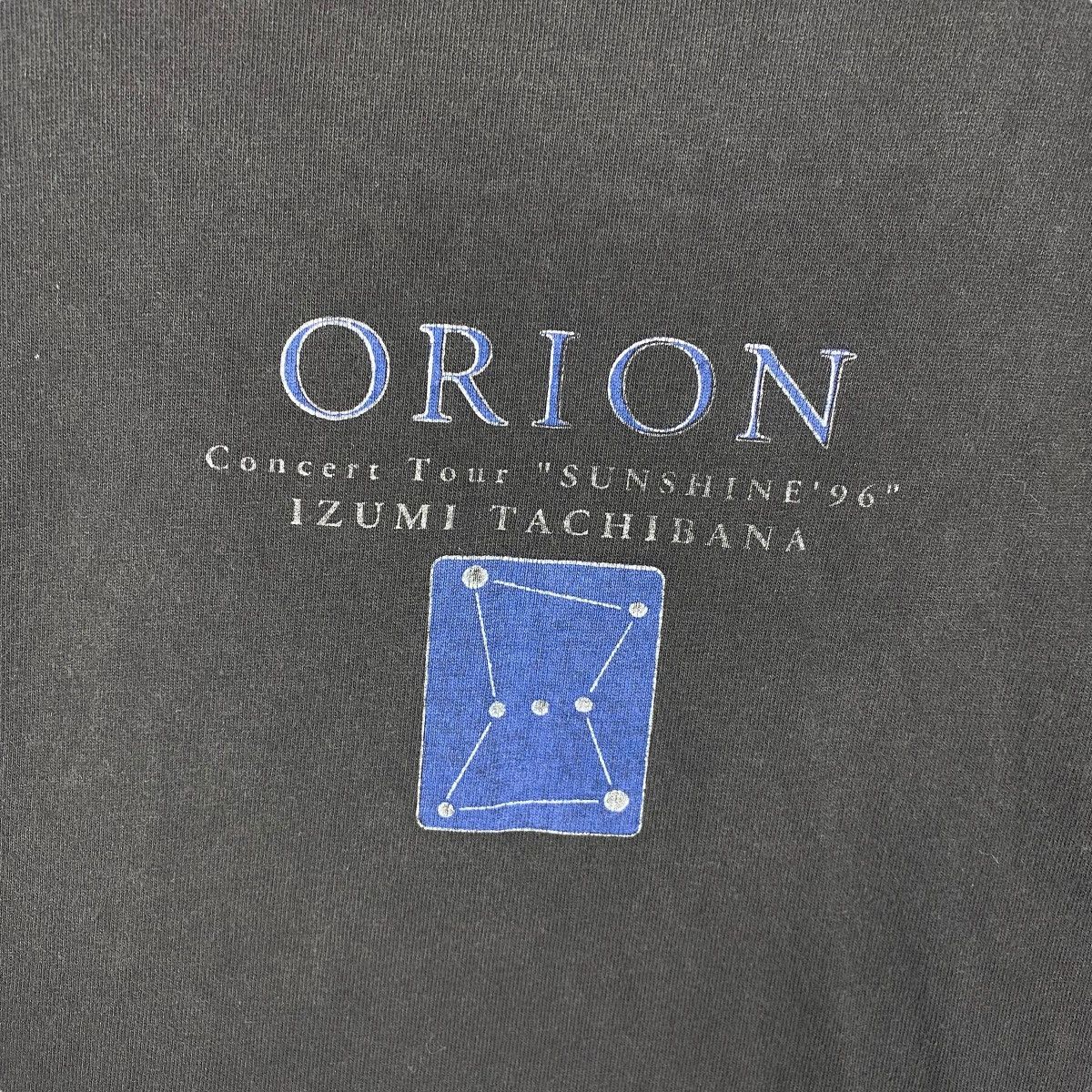 Band Tees Vintage 90's IZUMI TACHIBANA Orion Concert Tour Sunshine '96 Size US L / EU 52-54 / 3 - 5 Thumbnail