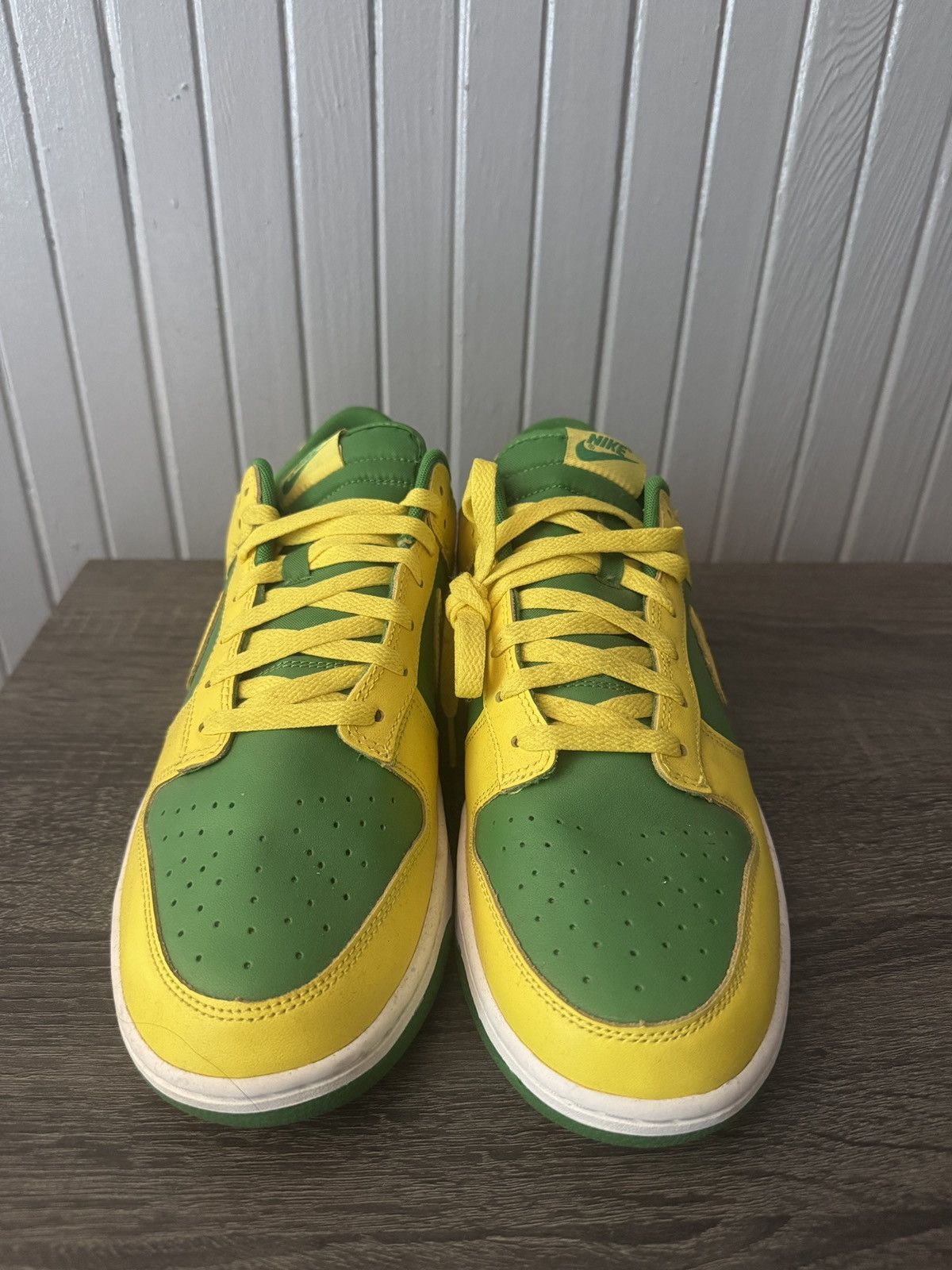 Nike Nike Dunk Low Brazil Green Yellow Size 12 Size US 12 / EU 45 - 2 Thumbnail