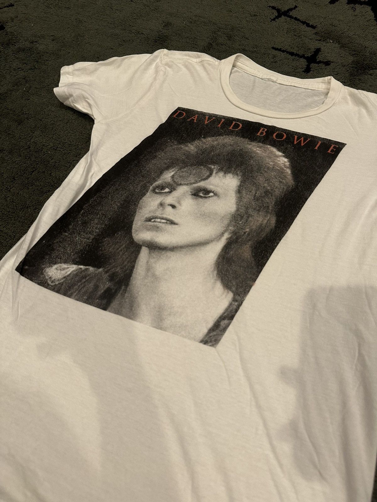 Band Tees × Vintage Rare 70’s/80’s David Bowie “Ziggy Stardust” Tee Shirt Size US M / EU 48-50 / 2 - 2 Thumbnail