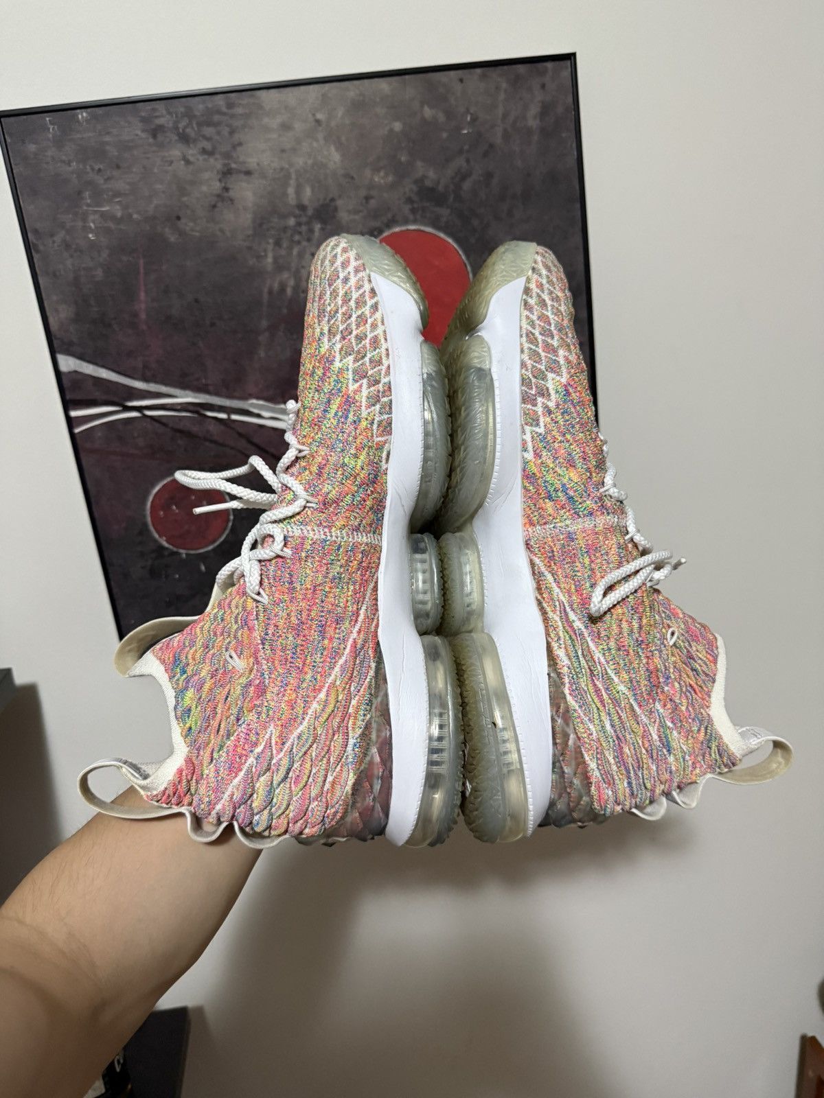 Nike Nike Lebron James 15 Fruity Pebbles size us 14 multicolor Size US 14 / EU 47 - 6 Thumbnail