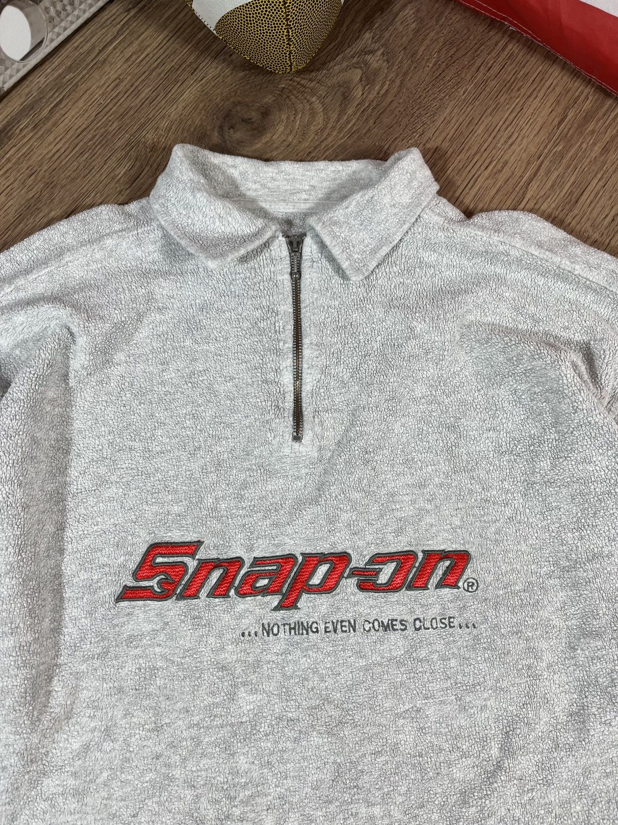 Other Vintage Very Rare Racing Fleece Snap-On Size US L / EU 52-54 / 3 - 4 Thumbnail