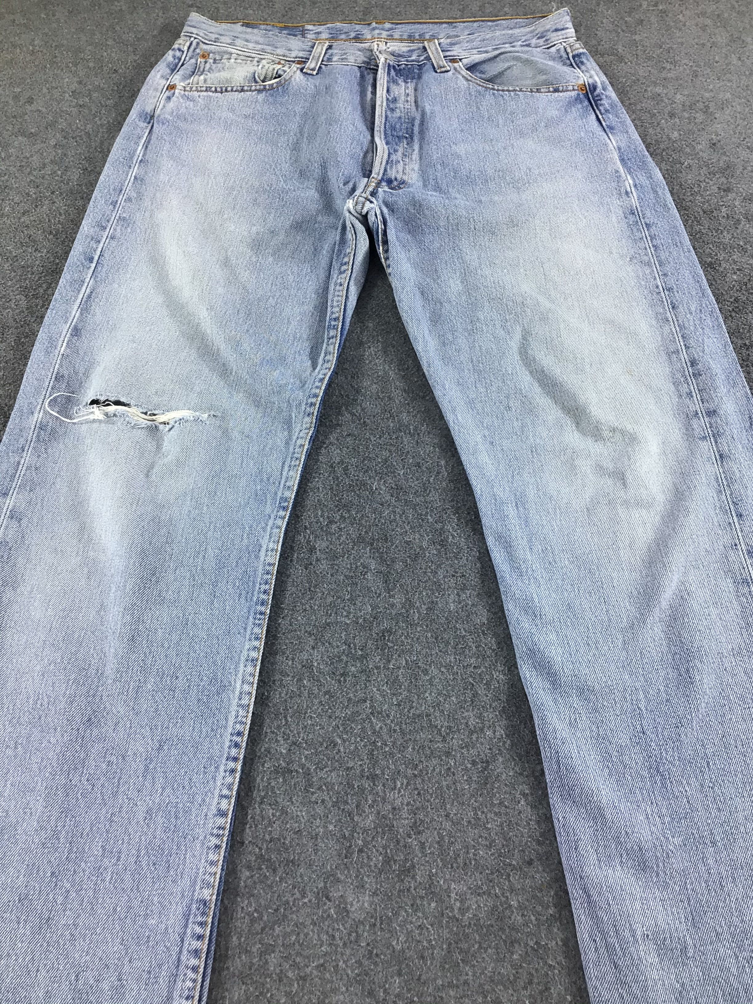 Levi's Vintage 90s Levis 501 Jeans-JM355 Size US 32 / EU 48 - 2 Thumbnail