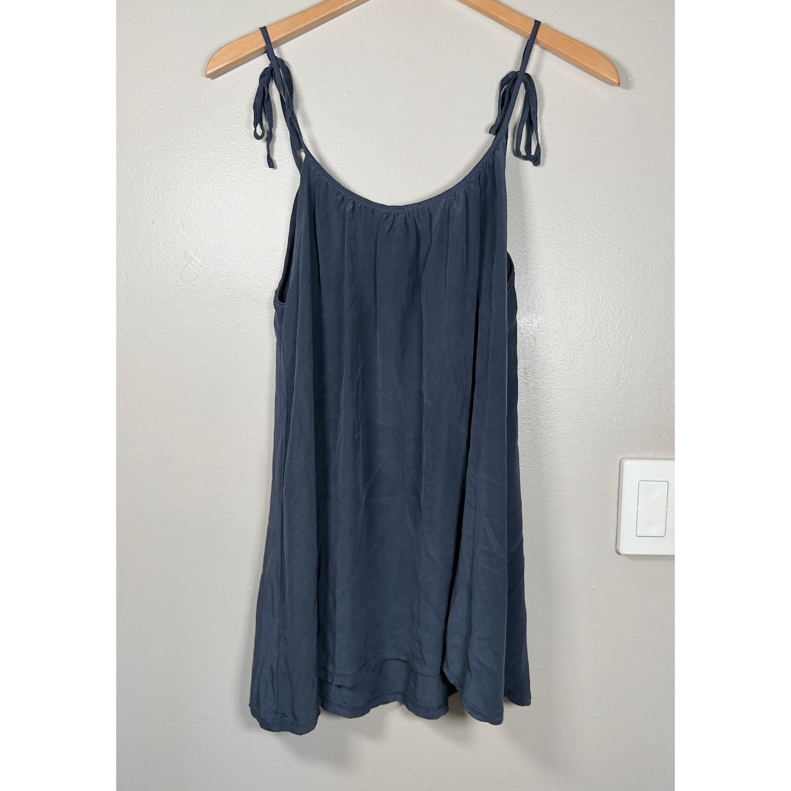Designer Jenni Kayne Silk Shoulder Tie Cami size S Size S / US 4 / IT 40 - 1 Thumbnail