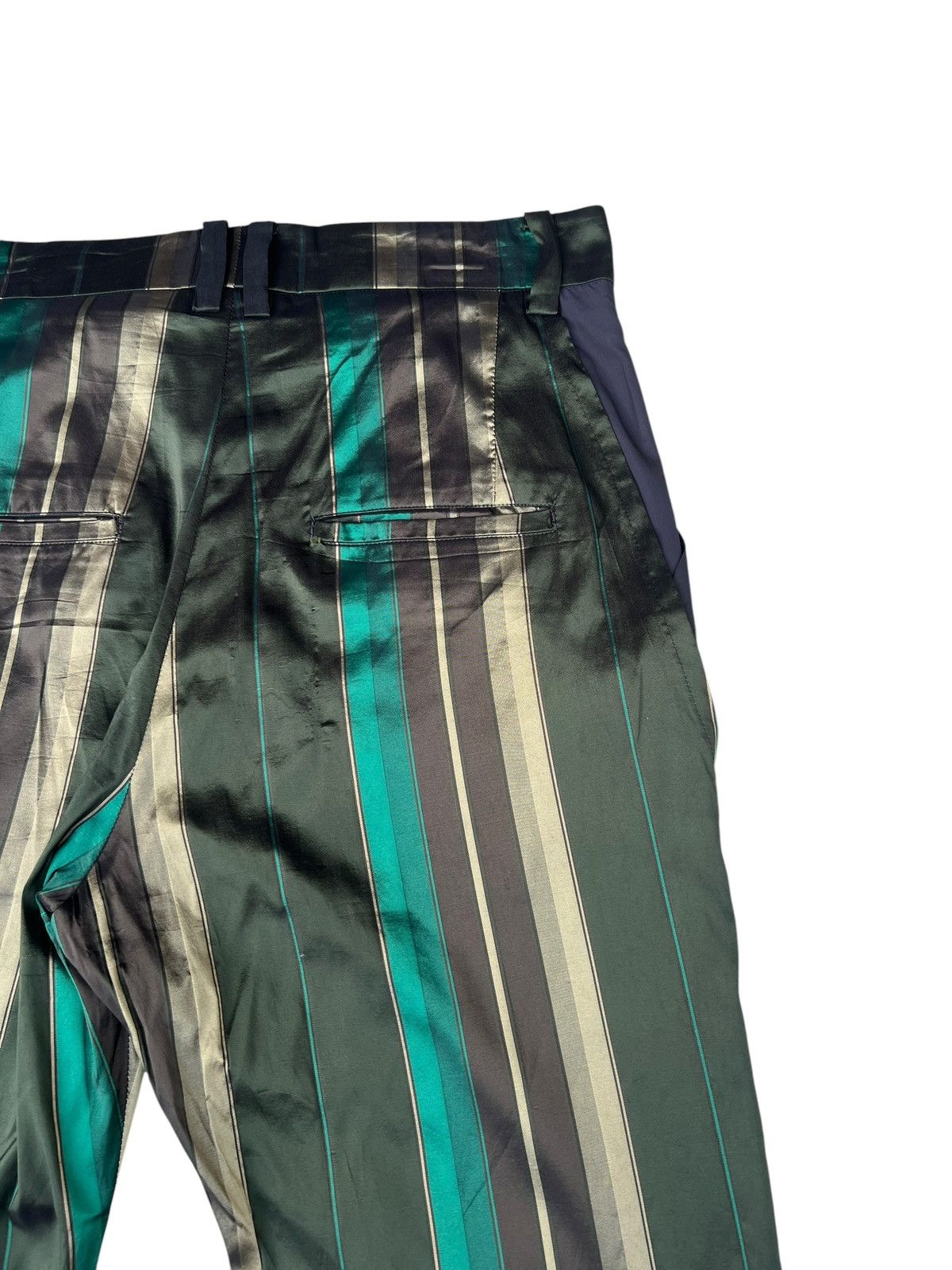Cristaseya SISE Japan Triacetate + Silk Psychedelic Trouser Pant Size US 31 - 19 Thumbnail