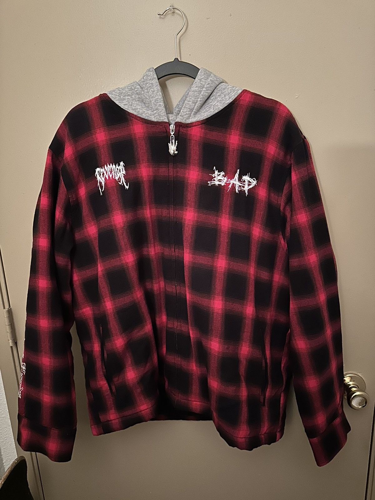Revenge × Rolling Loud Revenge kill hand flannel jacket Size US L / EU 52-54 / 3 - 1 Thumbnail