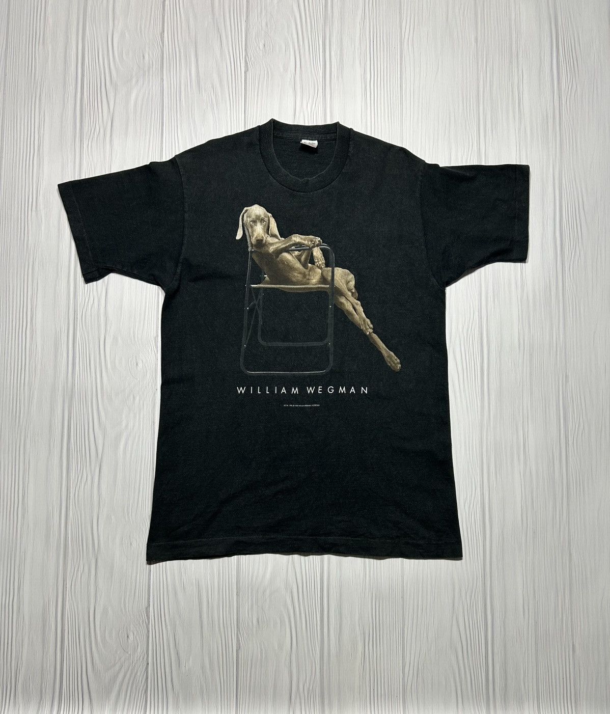 トップス L William Wegman Dog Tee Black L William Wegman Dog Tee Black | WAGENTYPEII