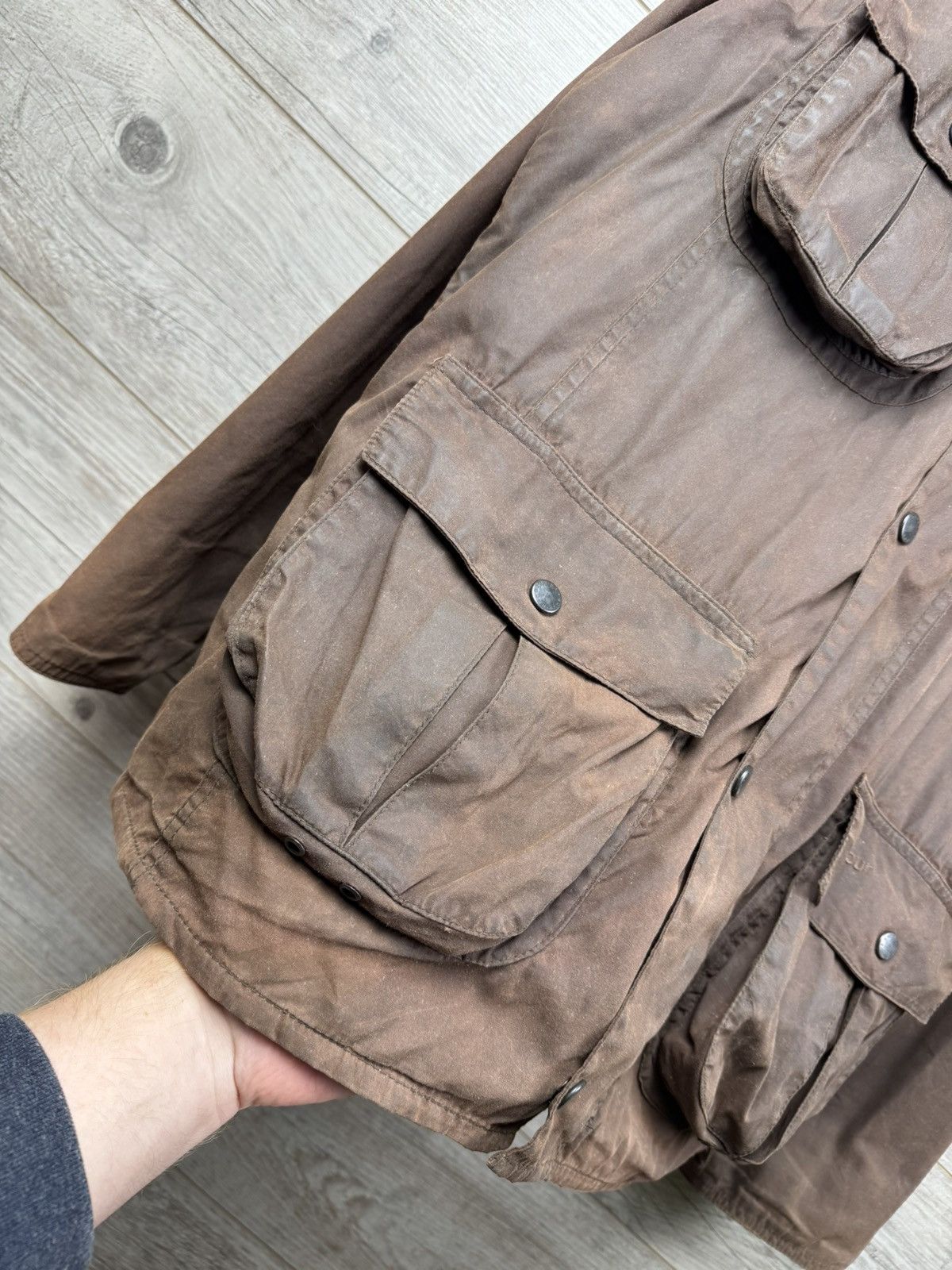 Barbour BARBOUR JACKET VINTAGE A94 FLYWEIGHT WAX UTILITY LARGE Size US L / EU 52-54 / 3 - 22 Thumbnail
