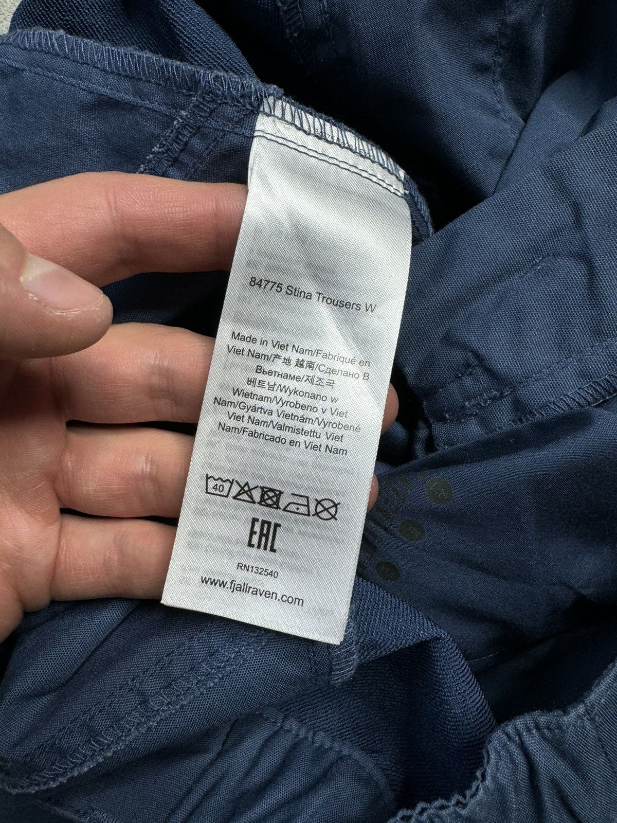 Fjallraven Fjallraven G-1000 women’s track pants Size 30" / US 8 / IT 44 - 7 Thumbnail