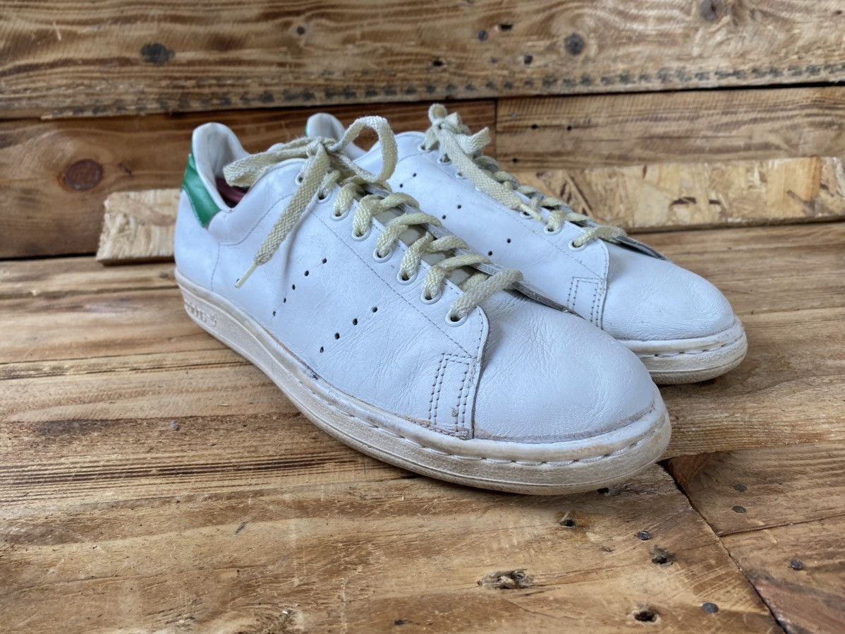 Adidas Adidas vintage stansmith low-top white leather sneakers Uk12 Size US 13 / EU 46 - 13 Thumbnail