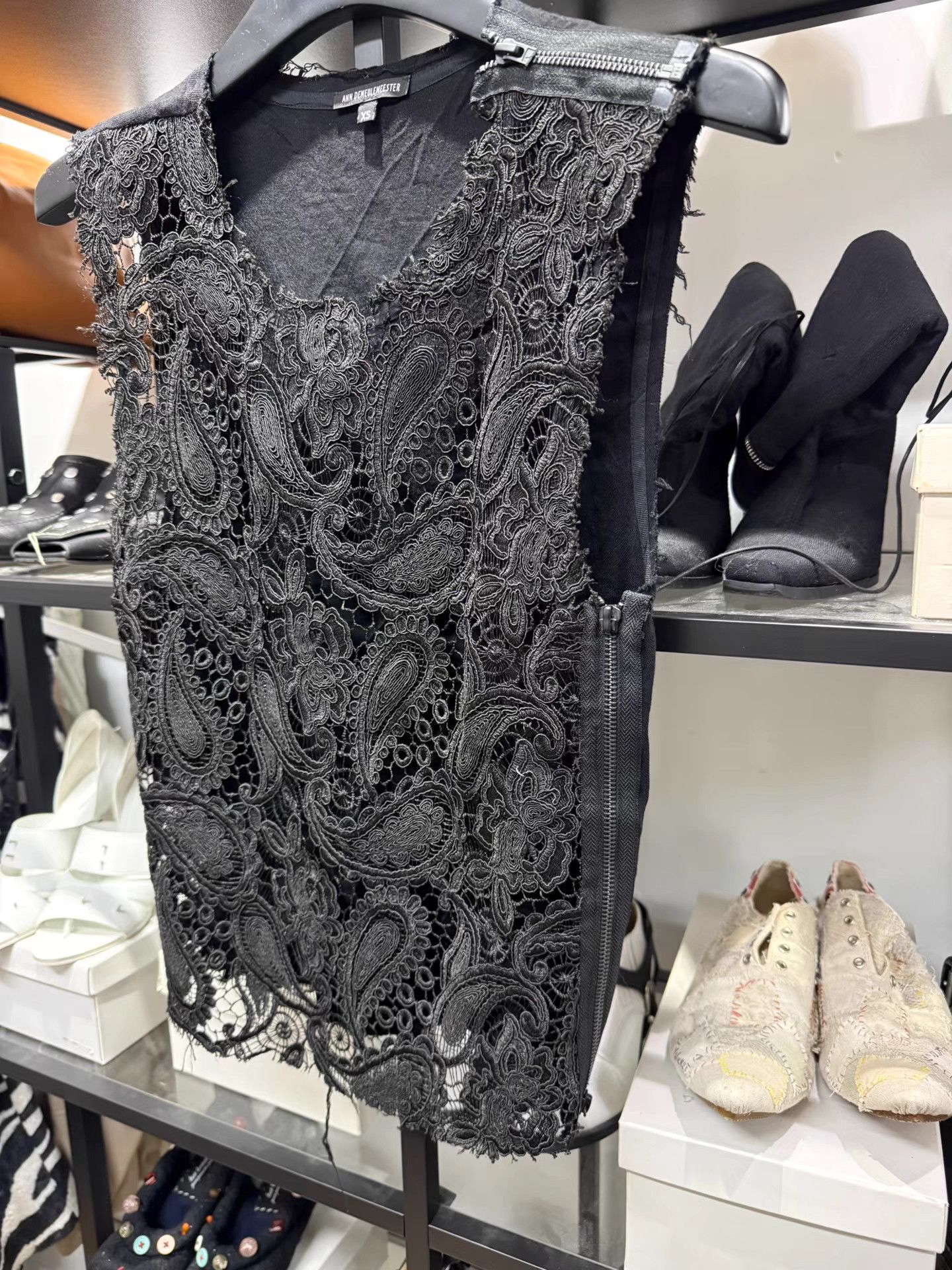 Ann Demeulemeester Ann demeulemeester Lace Vest K20 Size XS / US 0-2 / IT 36-38 - 3 Thumbnail