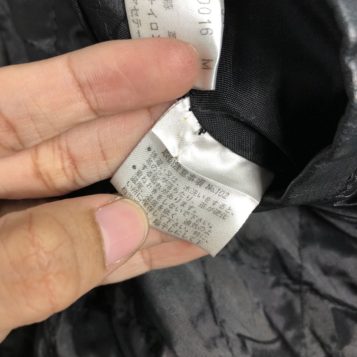 Japanese Brand 📌Vintage Leather Jacket Depuis 1984 Because Issey Miyake Size US M / EU 48-50 / 2 - 21 Thumbnail