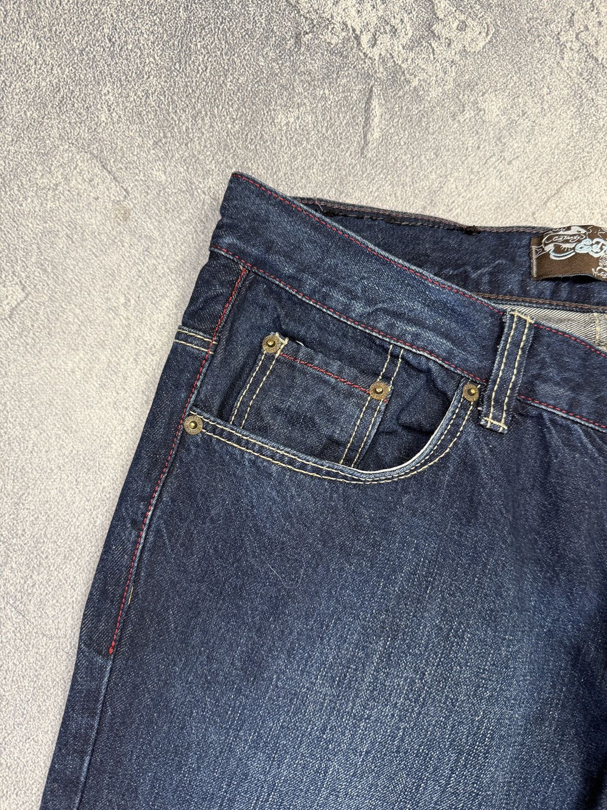 Ed Hardy Ed Hardy Jeans by Christian Audigier Pants Baggy Y2K Size US 32 / EU 48 - 4 Thumbnail