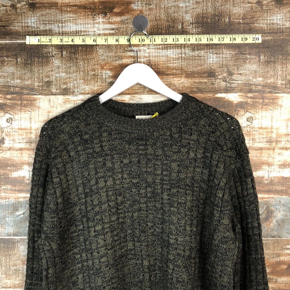GU × Homespun Knitwear GU Black vintage japan Knitwear #A1730 Size US M / EU 48-50 / 2 - 4 Thumbnail