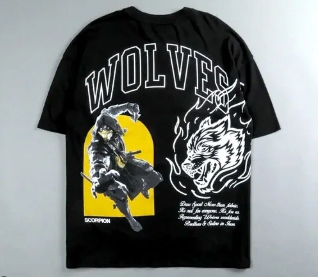 Darc Sport RARE Mortal Combat Scorpion “Premium” Oversized Tee - Large Size US L / EU 52-54 / 3 - 1 Thumbnail