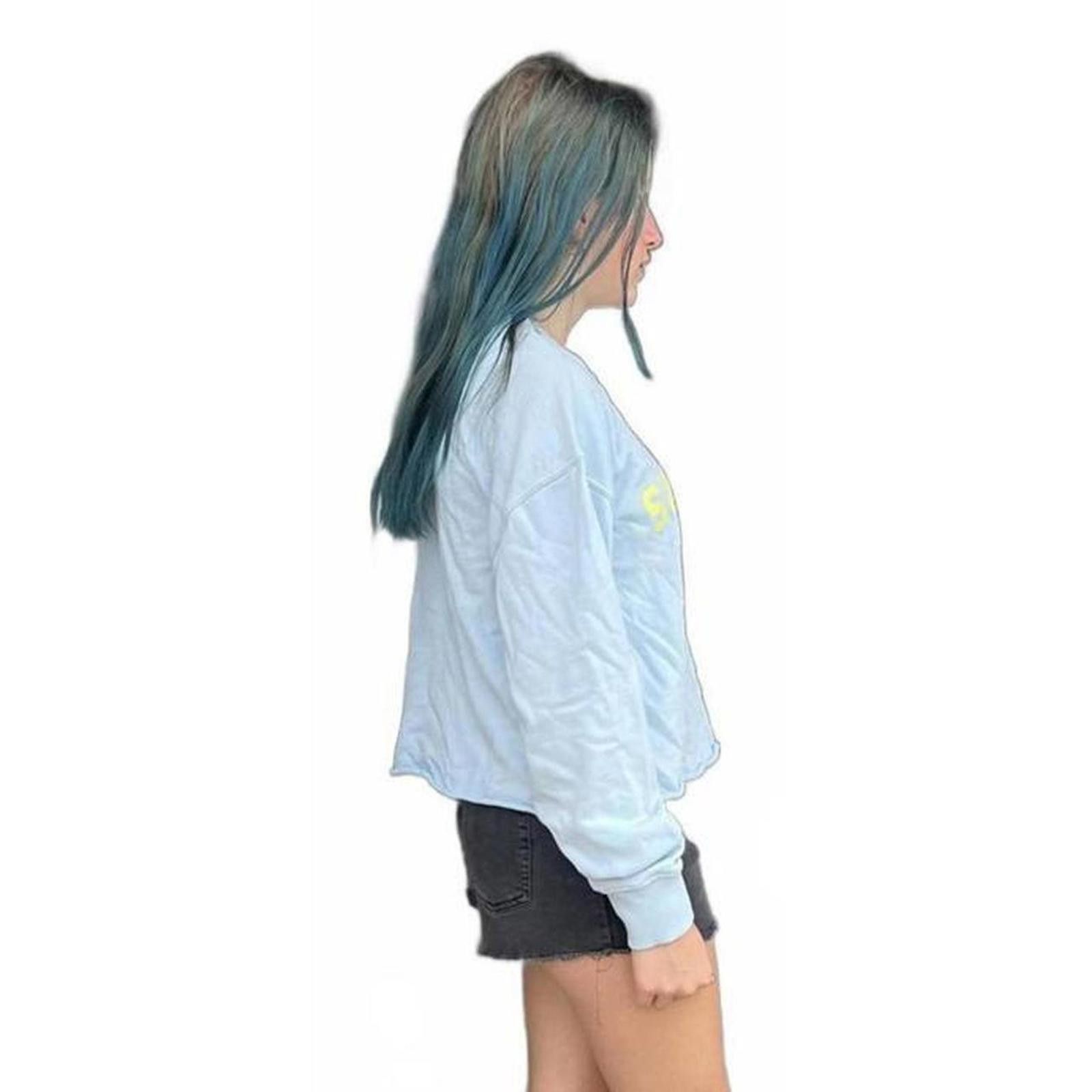 Spiritual Gangster Spiritual Gangster Cropped "Sunshine" Crewneck Sweatshirt Size S / US 4 / IT 40 - 4 Thumbnail
