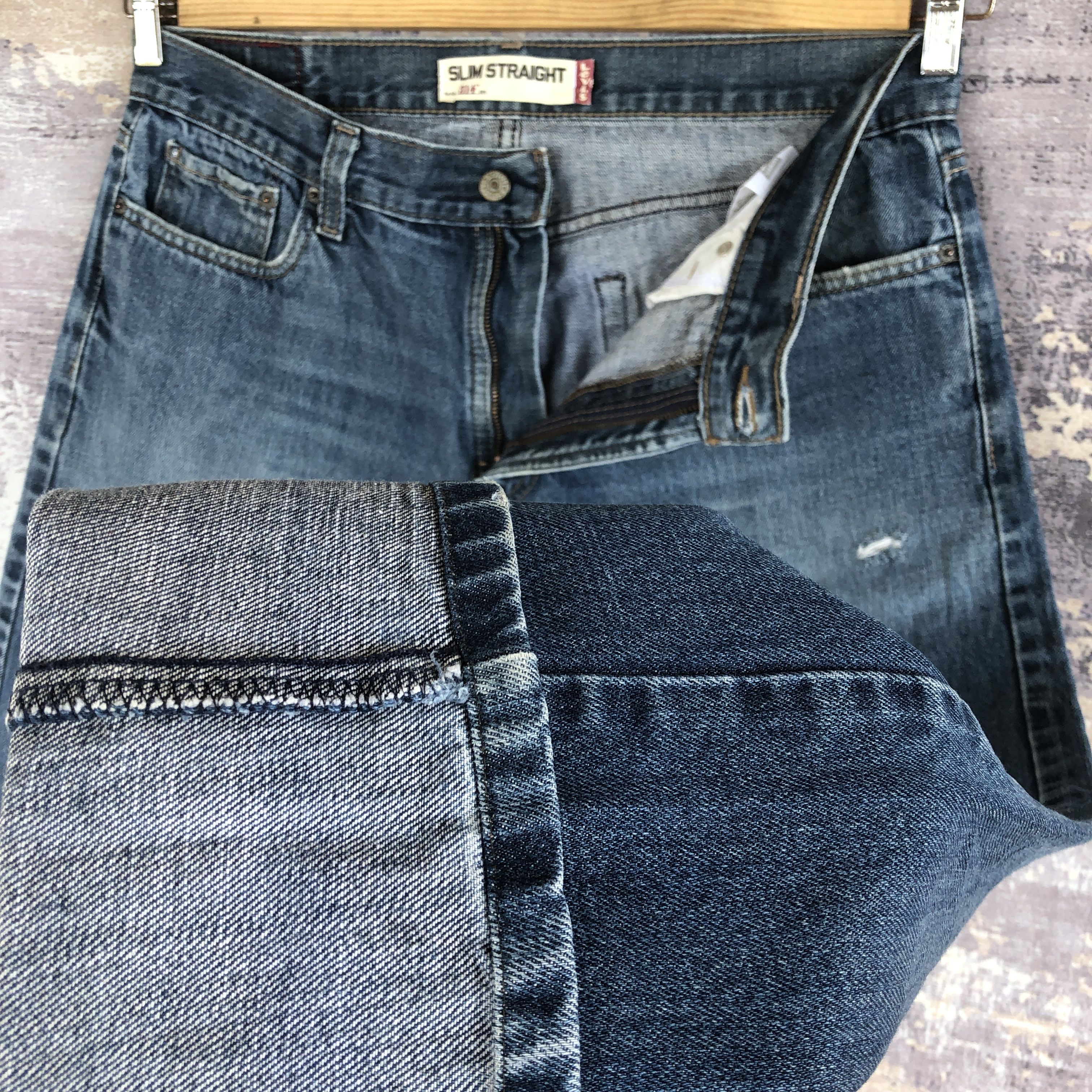Levi's Vintage Levis Jeans Distressed Levi's 514 Faded Denim Size US 34 / EU 50 - 8 Thumbnail