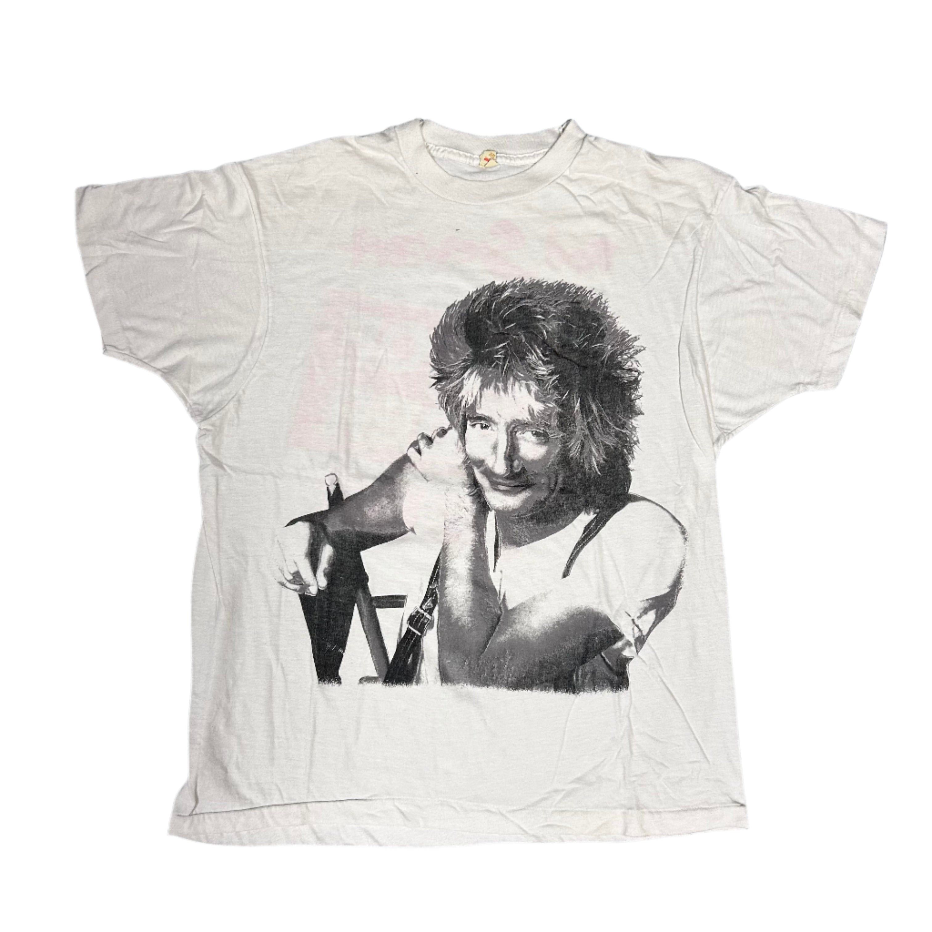 Other Vintage 80s Rod Stewart Out of Order Tour Single Stitch Band T-Shirt Size US S / EU 44-46 / 1 - 1 Thumbnail