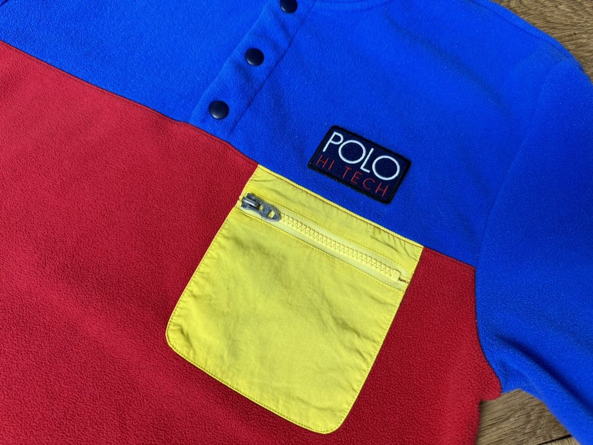 Polo Ralph Lauren Polo Ralph Lauren Hi Tech RLPC67 Fleece Pullover S Size US S / EU 44-46 / 1 - 4 Thumbnail