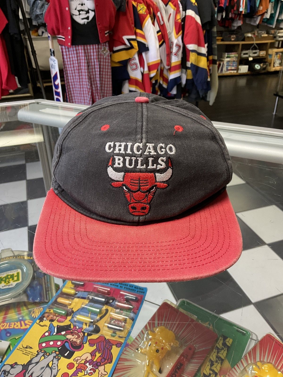 NBA × Sports Specialties × TISA Vintage Chicago Bulls Snapback Hat Cap ...