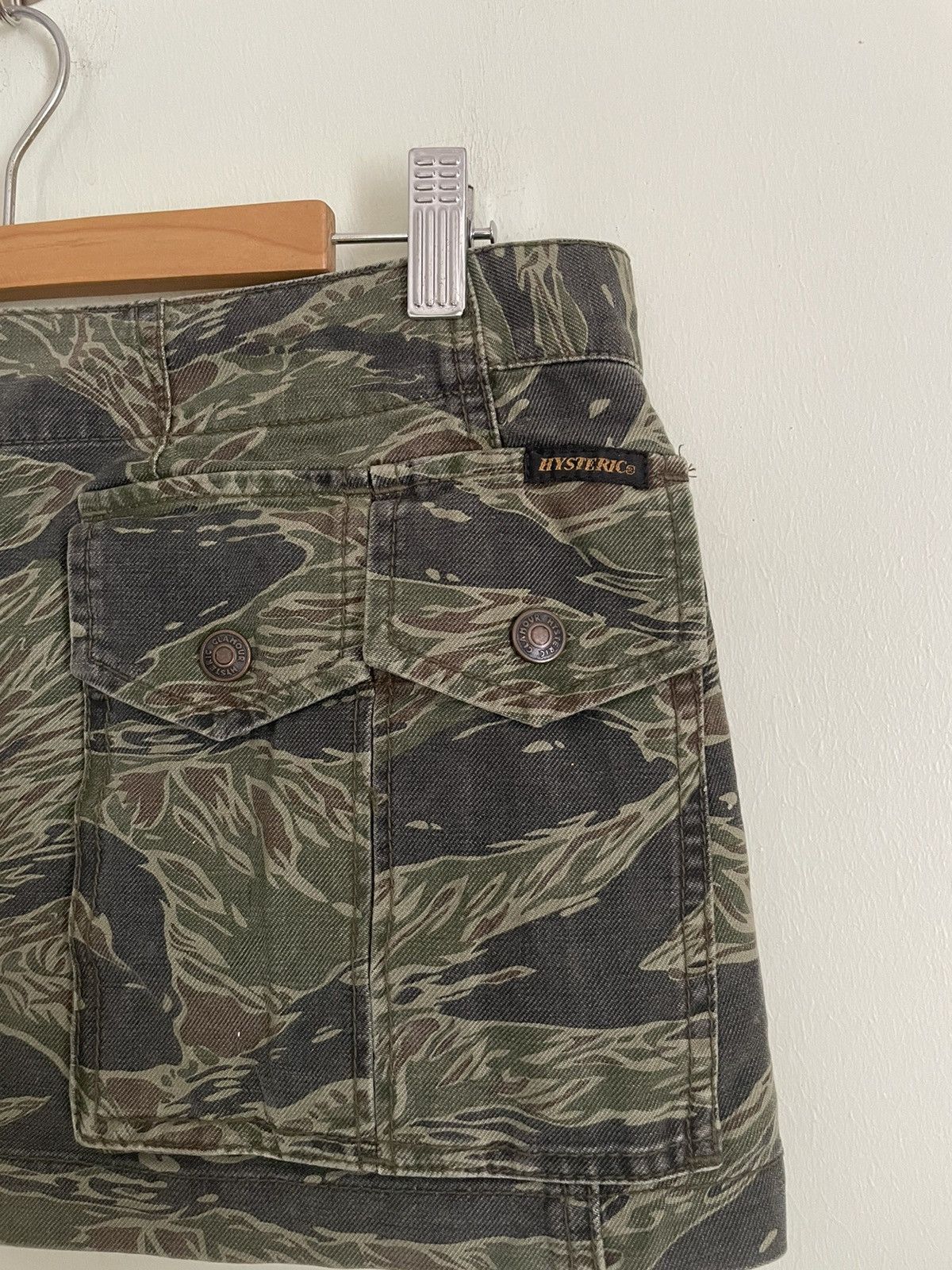 Hysteric Glamour × Japanese Brand × Vintage Hysteric glamour Wrap Pocketed Mini Skirt Size 29" - 5 Thumbnail